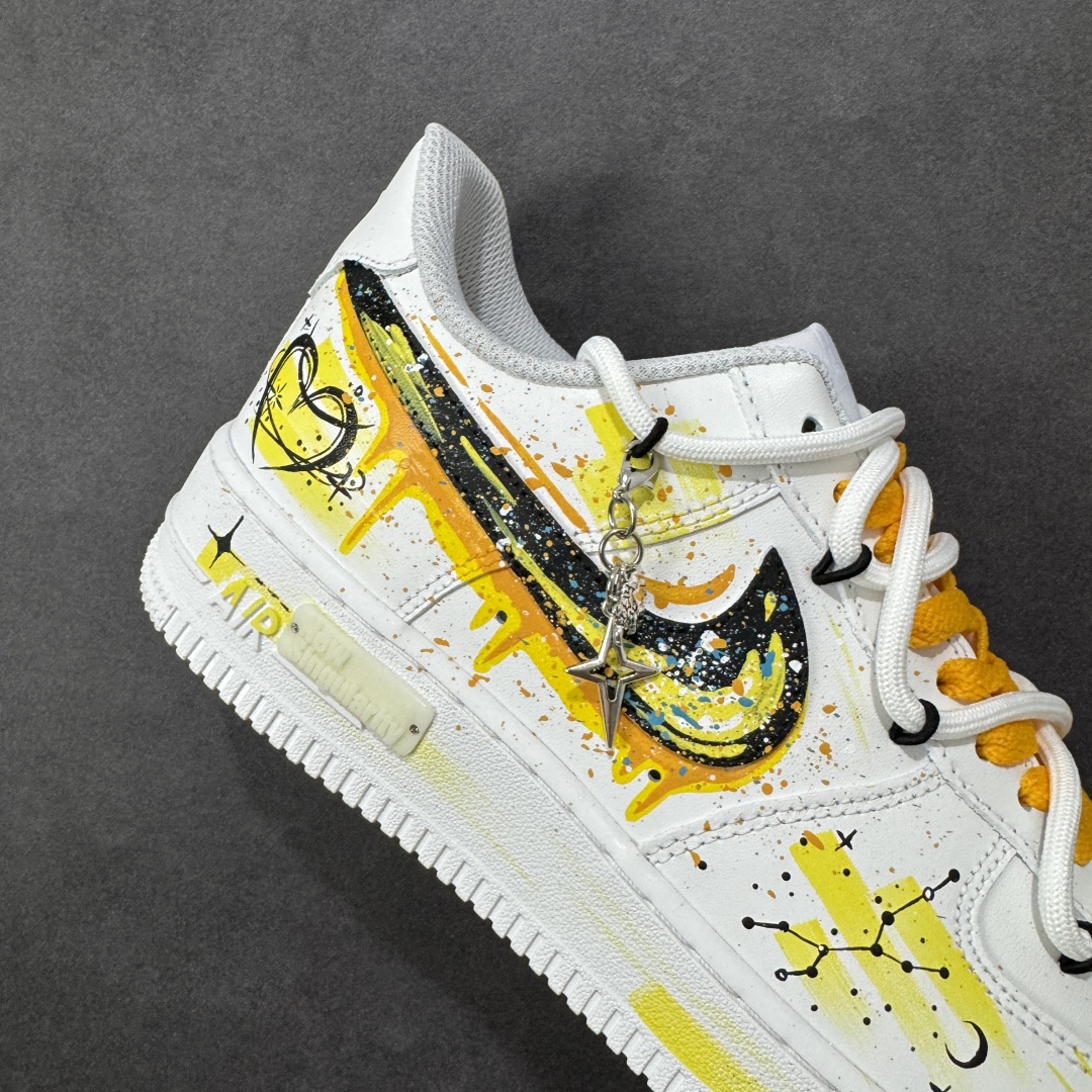 图片[6]-【定制版】Nike Air Force 1 Low 07 新奇点十二星座系列 金牛座 原楦头原纸板 打造纯正低帮空军版型 专注外贸渠道 全掌内置蜂窝气垫 原盒配件 原厂中底钢印、拉帮完美 货号：星座420-520 尺码：36 36.5 37.5 38 38.5 39 40 40.5 41 42 42.5 43 44 44.5 45-选品中心