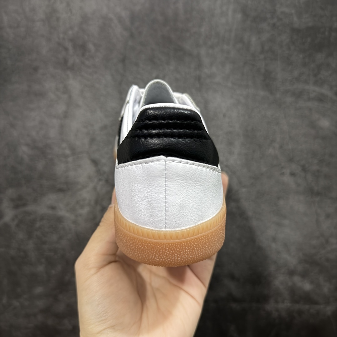图片[4]-【正确版】Adidas Originals Samba Decon\”Cloud White\”桑巴超薄软皮版系列绅士德训足球风百搭低帮休闲运动板鞋“单层皮白黑升级底” 货号：IF0642 尺码：35.5-45-选品中心