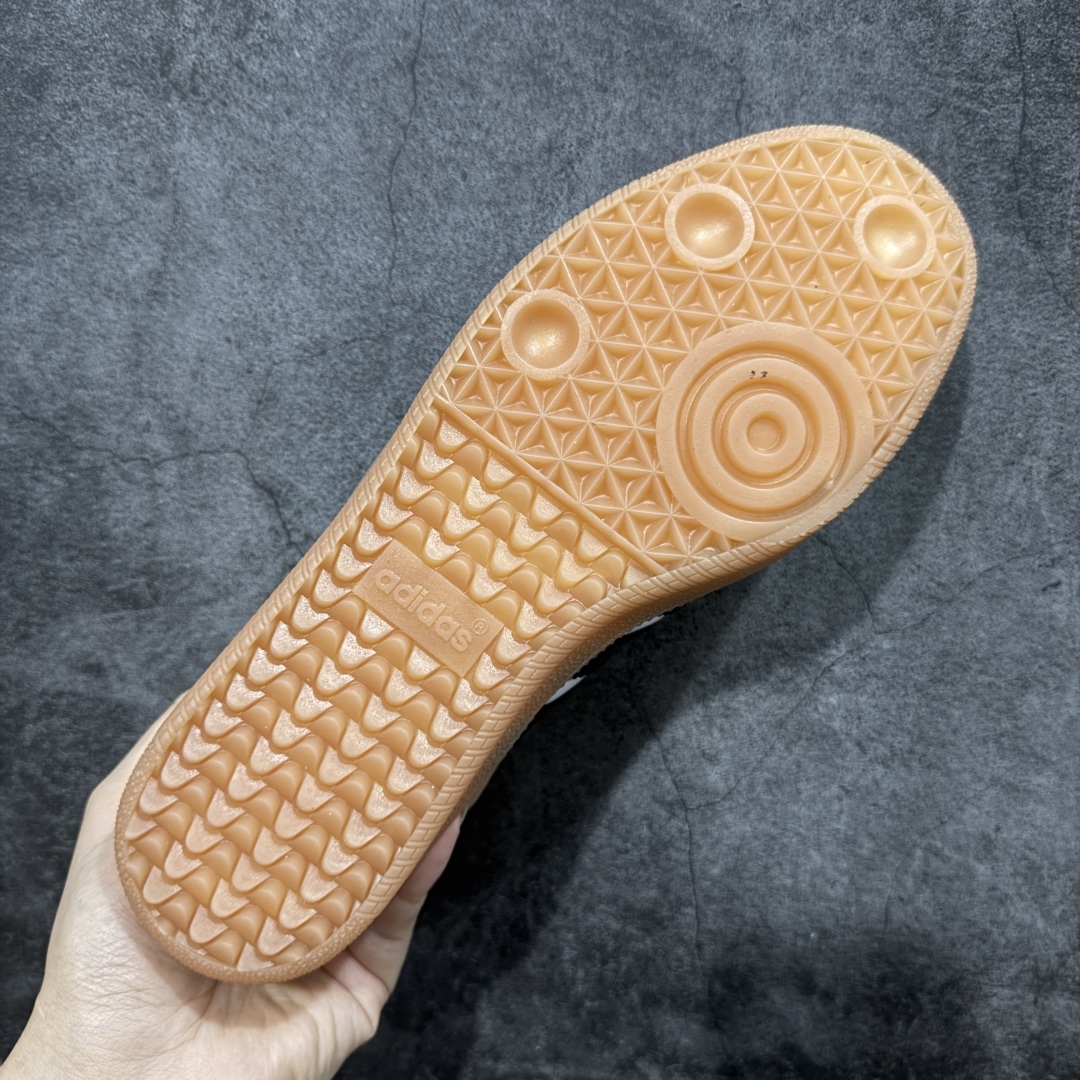 图片[9]-【正确版】Adidas Originals Samba Decon\”Cloud White\”桑巴超薄软皮版系列绅士德训足球风百搭低帮休闲运动板鞋“单层皮白黑升级底” 货号：IF0642 尺码：35.5-45-选品中心