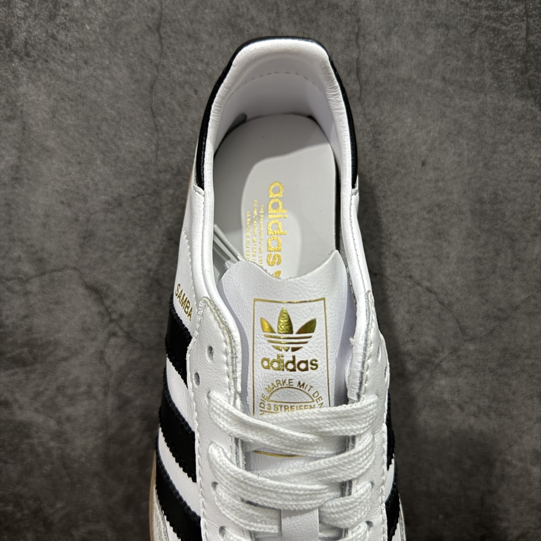 图片[8]-【正确版】Adidas Originals Samba Decon\”Cloud White\”桑巴超薄软皮版系列绅士德训足球风百搭低帮休闲运动板鞋“单层皮白黑升级底” 货号：IF0642 尺码：35.5-45-选品中心
