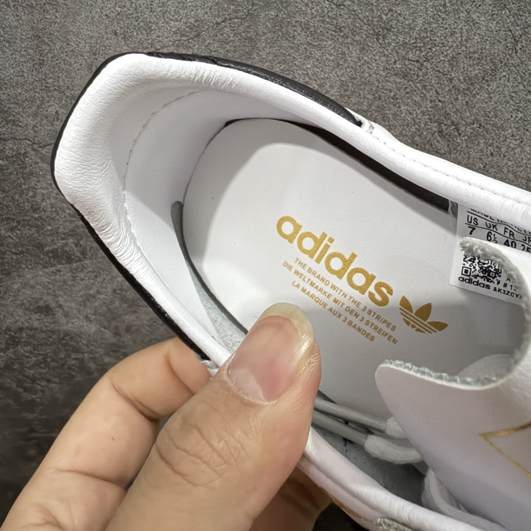 图片[7]-【正确版】Adidas Originals Samba Decon\”Cloud White\”桑巴超薄软皮版系列绅士德训足球风百搭低帮休闲运动板鞋“单层皮白黑升级底” 货号：IF0642 尺码：35.5-45-选品中心