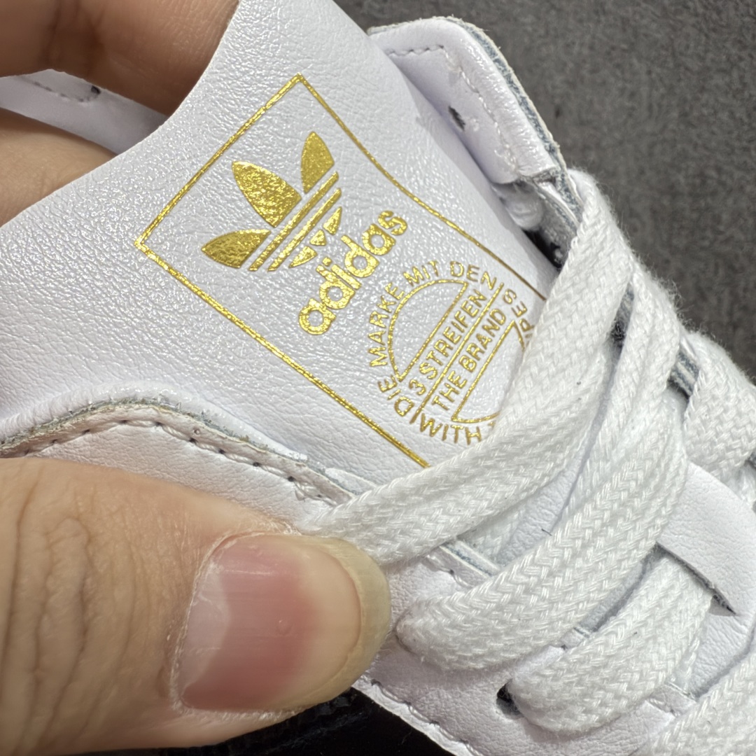 图片[5]-【正确版】Adidas Originals Samba Decon\”Cloud White\”桑巴超薄软皮版系列绅士德训足球风百搭低帮休闲运动板鞋“单层皮白黑升级底” 货号：IF0642 尺码：35.5-45-选品中心