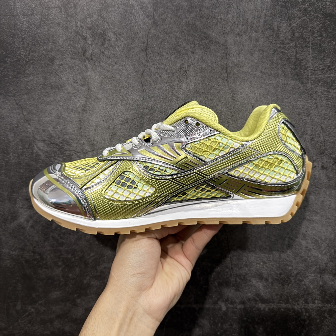 图片[2]-【纯原N版】宝缇嘉/葆蝶家-Bottega Veneta Orbit Lace-up Low Sneakers BV 轨道系列系带低帮透气舒适休闲运动鞋 可平替M版 配件包装基本一样 男女鞋原楦原纸版开发版 采用轻质科技菱形网布面料鞋面材质 内嵌透气网面贴合加厚PU缓震乳胶脚垫 外置防变形耐磨TPU橡胶大底❗️ 尺码：35-45-选品中心