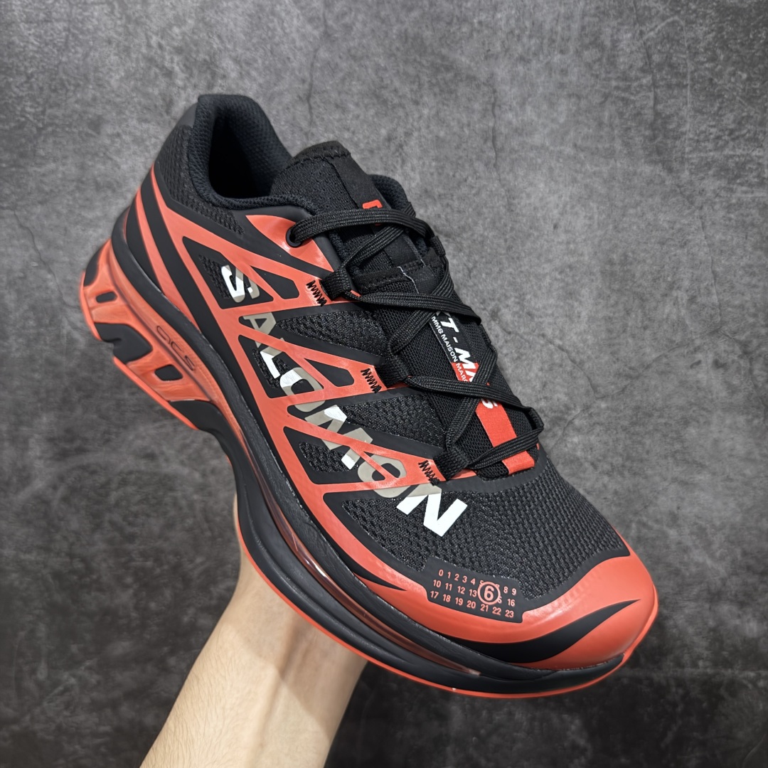 图片[3]-【纯原版】 MM6 Maison Margiela x SALOMON 萨洛蒙 XT-6网布绒面革 舒适 低帮 生活休闲鞋 男女款 黑红 纯原外贸平台特供订单 全套原纸板楦头开发 原厂特供网布配套加持 确保原汁原味 完美呈现版型 原档数据独家私模五层组合大底 原装Ortholite轻量化鞋垫 原厂TPU锁扣 进口港宝加持 后跟自然饱满 还原公司包裹性 尺码： 36-45-选品中心