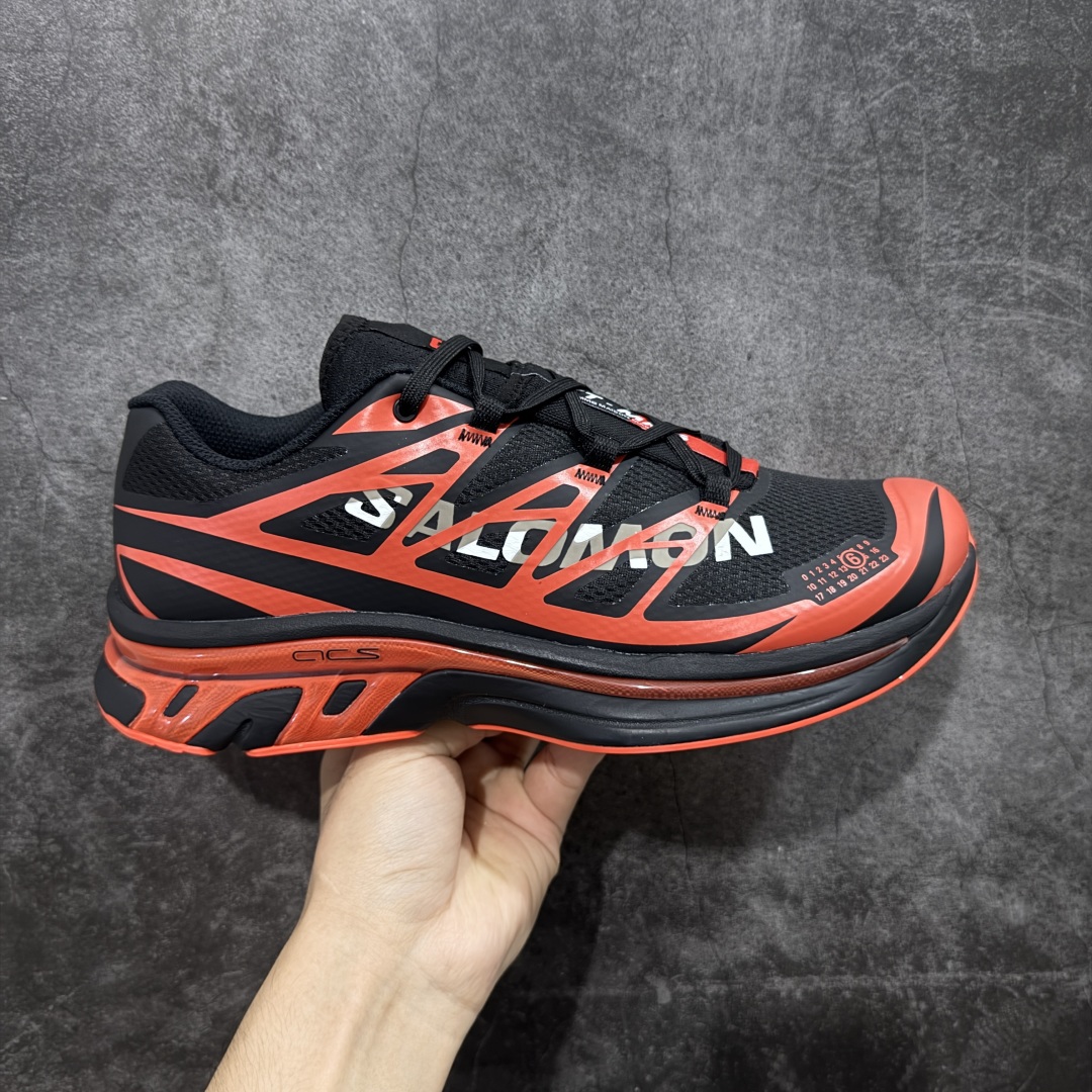 【纯原版】 MM6 Maison Margiela x SALOMON 萨洛蒙 XT-6网布绒面革 舒适 低帮 生活休闲鞋 男女款 黑红 纯原外贸平台特供订单 全套原纸板楦头开发 原厂特供网布配套加持 确保原汁原味 完美呈现版型 原档数据独家私模五层组合大底 原装Ortholite轻量化鞋垫 原厂TPU锁扣 进口港宝加持 后跟自然饱满 还原公司包裹性 尺码: 36-45-选品中心