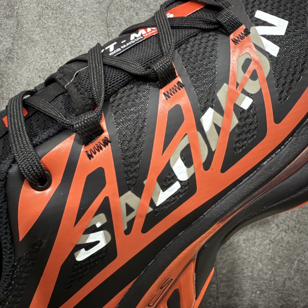 图片[4]-【纯原版】 MM6 Maison Margiela x SALOMON 萨洛蒙 XT-6网布绒面革 舒适 低帮 生活休闲鞋 男女款 黑红 纯原外贸平台特供订单 全套原纸板楦头开发 原厂特供网布配套加持 确保原汁原味 完美呈现版型 原档数据独家私模五层组合大底 原装Ortholite轻量化鞋垫 原厂TPU锁扣 进口港宝加持 后跟自然饱满 还原公司包裹性 尺码： 36-45-选品中心