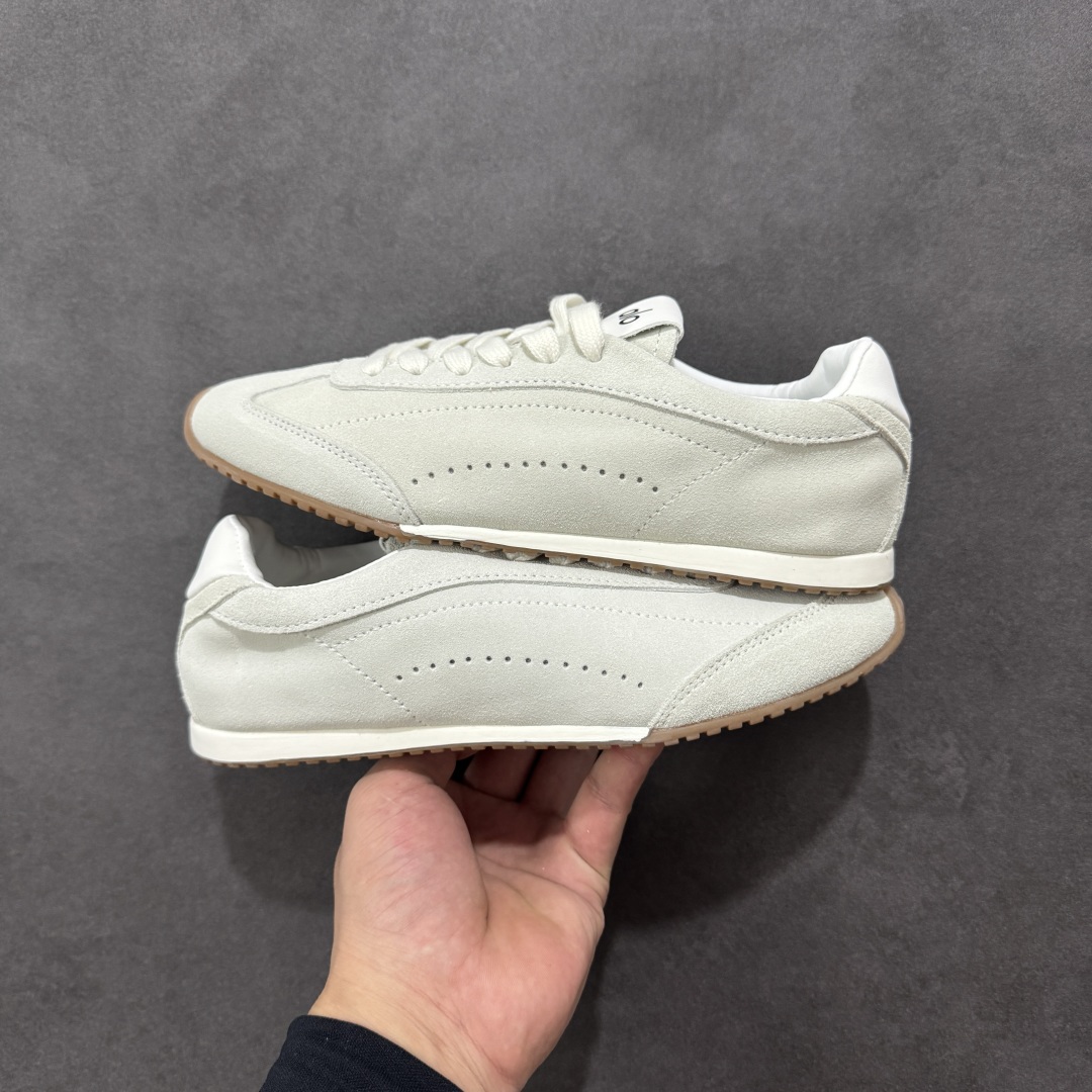 图片[9]-【公司级】Alo Yoga 最新爆款Sunset Sneaker系列 老钱风 系带 阿甘鞋 德训鞋 公司级高品质 舒适百搭 网布减震透气支撑耐磨低帮 私模打造 正确双层组合大底 头层翻毛皮料 内里垫脚透气网➕定制内增高 原版定制防滑橡胶大底 尺码：35 36 37 38 39 40 41 42 43 44 45-选品中心