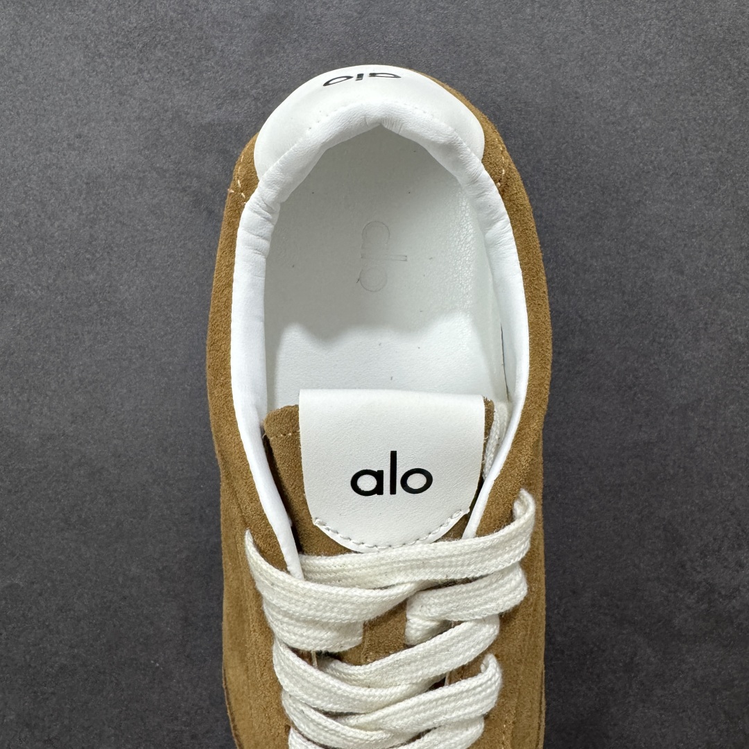 图片[7]-【公司级】Alo Yoga 最新爆款Sunset Sneaker系列 老钱风 系带 阿甘鞋 德训鞋 公司级高品质 舒适百搭 网布减震透气支撑耐磨低帮 私模打造 正确双层组合大底 头层翻毛皮料 内里垫脚透气网➕定制内增高 原版定制防滑橡胶大底 尺码：35 36 37 38 39 40 41 42 43 44 45-选品中心