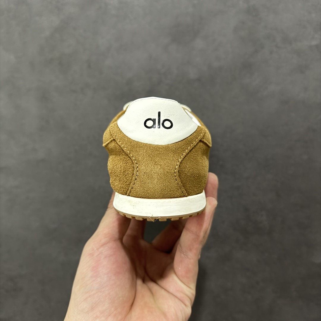 图片[4]-【公司级】Alo Yoga 最新爆款Sunset Sneaker系列 老钱风 系带 阿甘鞋 德训鞋 公司级高品质 舒适百搭 网布减震透气支撑耐磨低帮 私模打造 正确双层组合大底 头层翻毛皮料 内里垫脚透气网➕定制内增高 原版定制防滑橡胶大底 尺码：35 36 37 38 39 40 41 42 43 44 45-选品中心