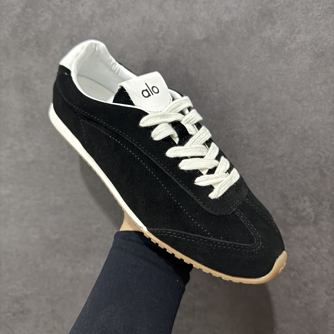 图片[3]-【公司级】Alo Yoga 最新爆款Sunset Sneaker系列 老钱风 系带 阿甘鞋 德训鞋 公司级高品质 舒适百搭 网布减震透气支撑耐磨低帮 私模打造 正确双层组合大底 头层翻毛皮料 内里垫脚透气网➕定制内增高 原版定制防滑橡胶大底 尺码：35 36 37 38 39 40 41 42 43 44 45-选品中心