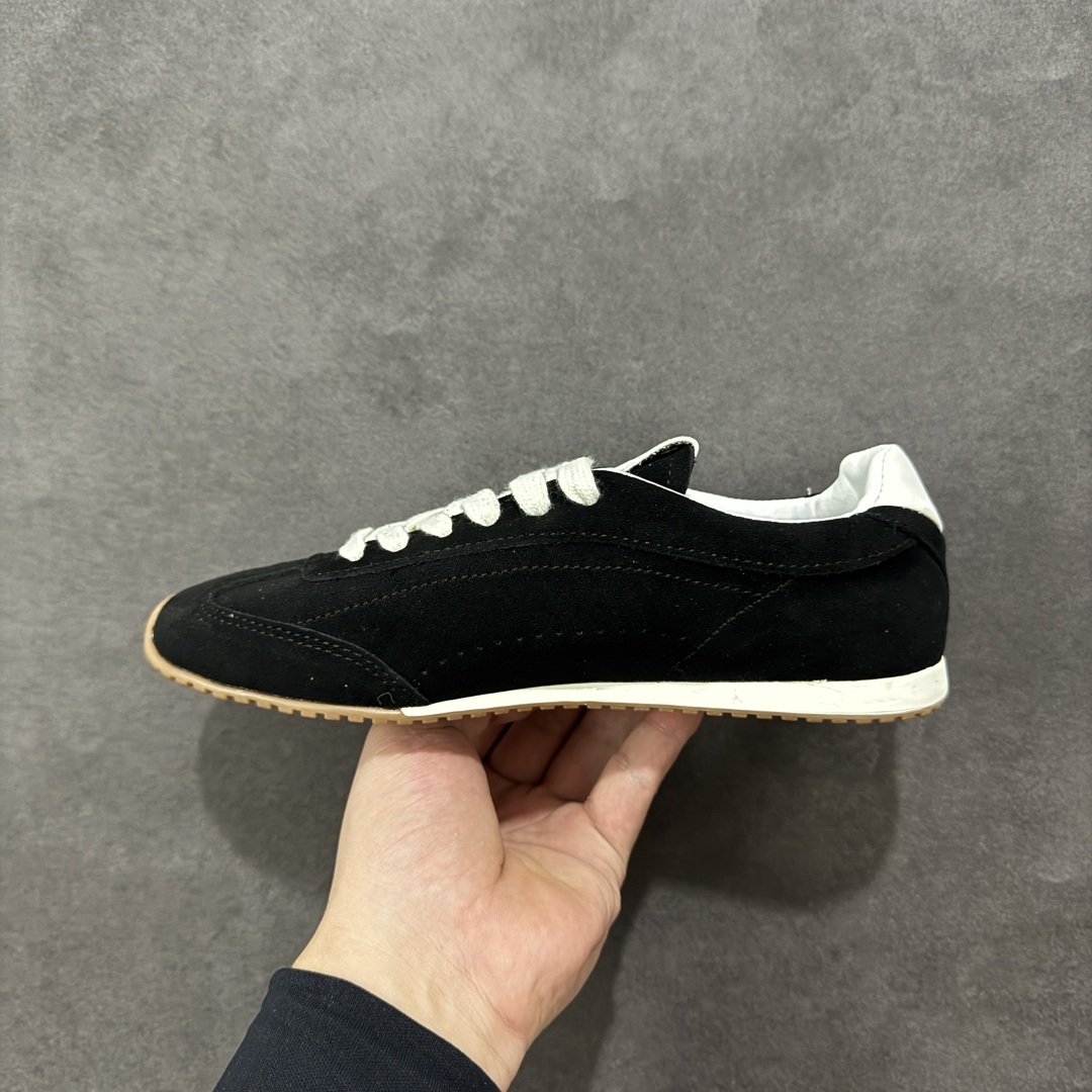 图片[2]-【公司级】Alo Yoga 最新爆款Sunset Sneaker系列 老钱风 系带 阿甘鞋 德训鞋 公司级高品质 舒适百搭 网布减震透气支撑耐磨低帮 私模打造 正确双层组合大底 头层翻毛皮料 内里垫脚透气网➕定制内增高 原版定制防滑橡胶大底 尺码：35 36 37 38 39 40 41 42 43 44 45-选品中心