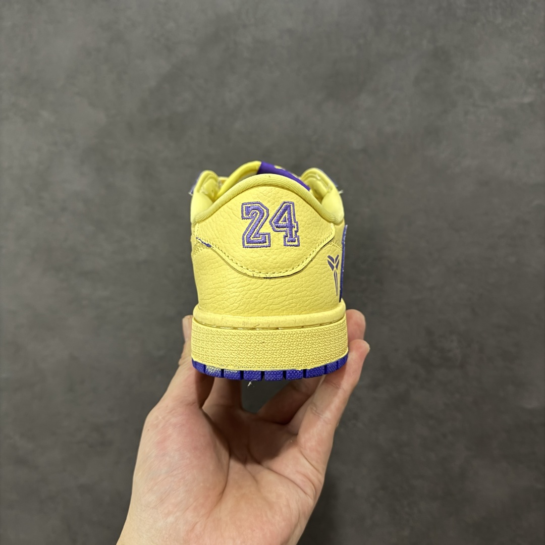 图片[4]-【公司级】Kobe x Air Jordan 1 Low 定制配色 曼巴限定 乔1 AJ1经典倒钩低帮休闲百搭板鞋   公司级版本 定制鞋盒 大厂流水作业生产 超高清洁度 皮料切割干净无任何毛边 细节完美 货号：LD2028-037  尺码：36 36.5 37.5 38 38.5 39 40 40.5 41 42 42.5 43 44 44.5 45 编码：HXSB330340-选品中心