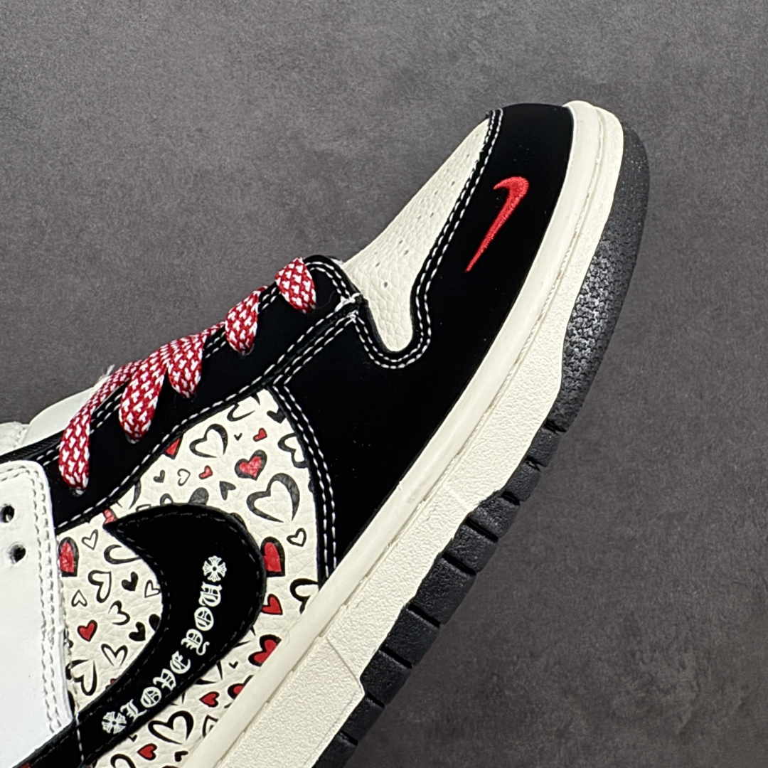 图片[5]-【定制版】Nike Jordan Air Jordan 1“克罗心联名——爱心拼花” 高端定制 低帮 复古 减震 防滑 耐磨 篮球鞋 定制鞋盒 大厂纯原品质出货 超高清洁度 皮料切割干净无任何毛边 细节完美 货号：SR8888-011 尺码：36 36.5 37.5 38 38.5 39 40 40.5 41 42 42.5 43 44 44.5 45-选品中心