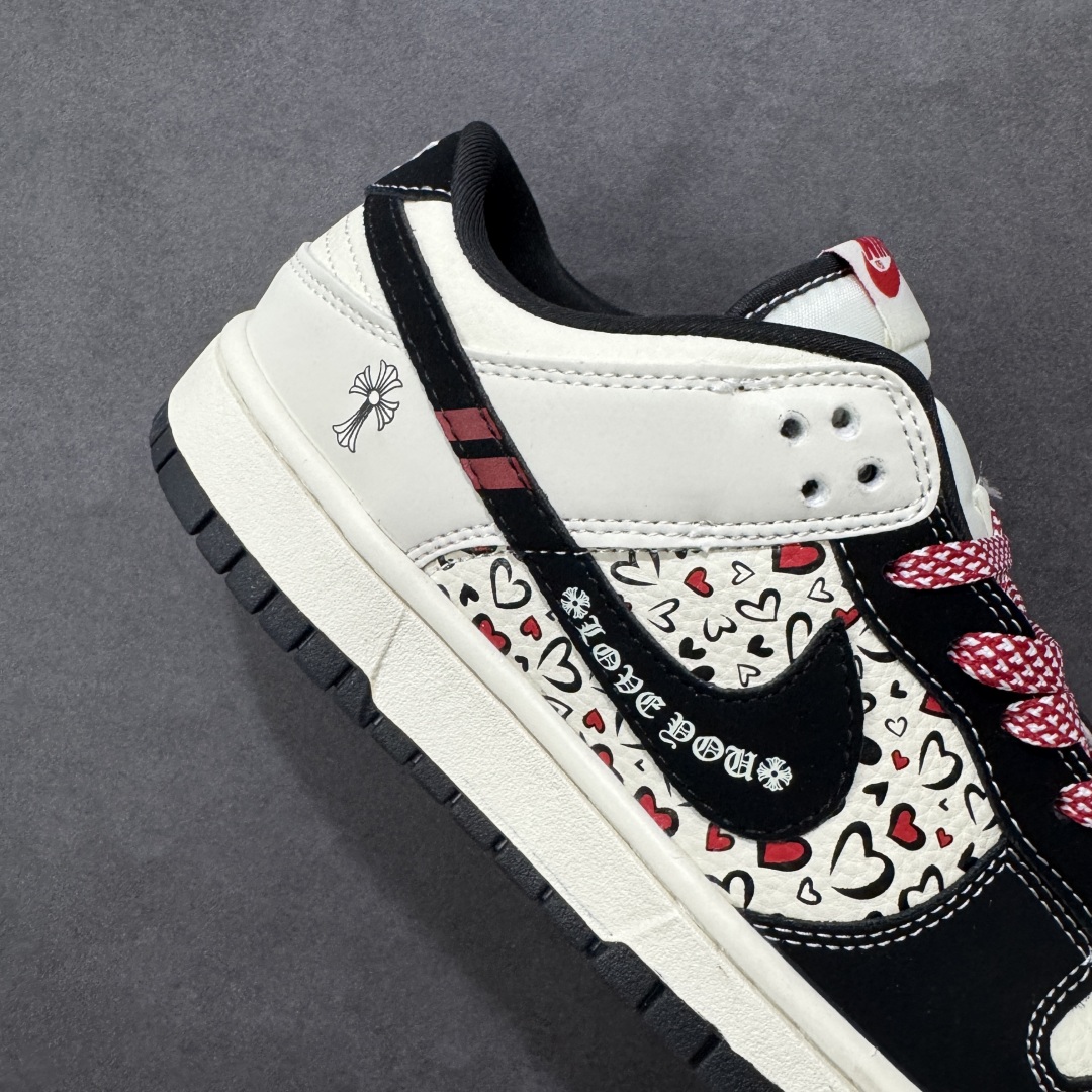 图片[6]-【定制版】Nike Jordan Air Jordan 1“克罗心联名——爱心拼花” 高端定制 低帮 复古 减震 防滑 耐磨 篮球鞋 定制鞋盒 大厂纯原品质出货 超高清洁度 皮料切割干净无任何毛边 细节完美 货号：SR8888-011 尺码：36 36.5 37.5 38 38.5 39 40 40.5 41 42 42.5 43 44 44.5 45-选品中心