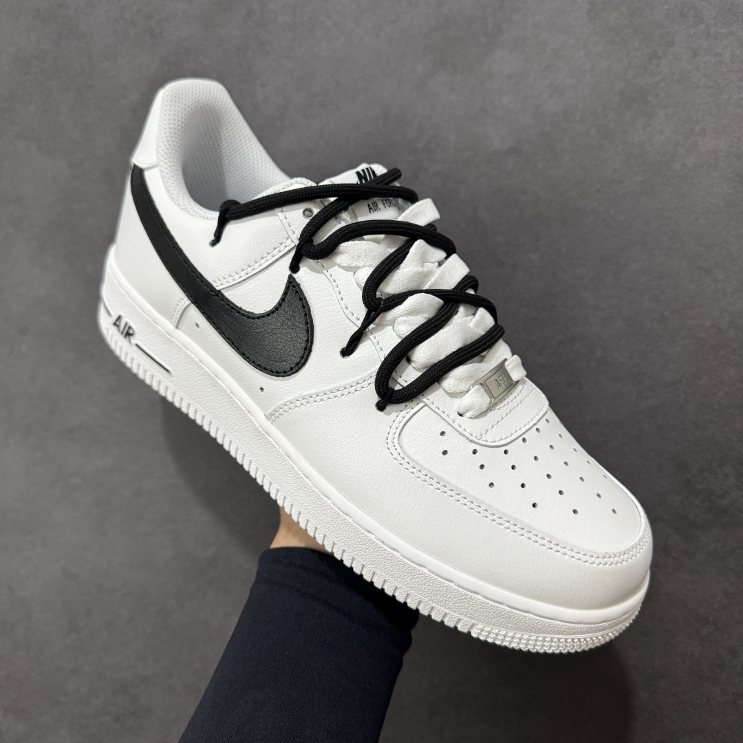 图片[3]-【定制版】Nike Air Force 1 Low 07 白黑绑带 原楦头原纸板 打造纯正低帮空军版型 全掌内置蜂窝气垫 原盒配件 原厂中底钢印、拉帮完美 货号：CW2288-111 尺码：36 36.5 37.5 38 38.5 39 40 40.5 41 42 42.5 43 44 44.5 45-选品中心