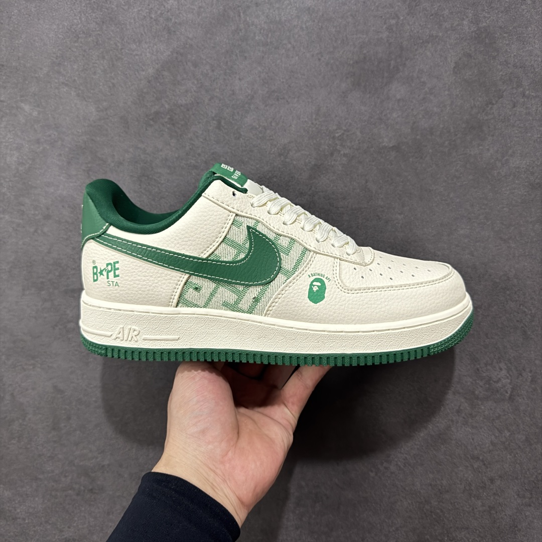 【定制版】Bape x Nk Air Force 1’07 定制配色 猿人头联名 空军一号低帮经典低帮休闲百搭板鞋 定制鞋盒 大厂流水作业生产 超高清洁度 皮料切割干净无任何毛边 内置蜂窝气垫 细节完美 货号:DK0188-089  尺码:36 36.5 37.5 38 38.5 39 40 40.5 41 42 42.5 43 44 44.5 45 编码:HXSB310320-选品中心