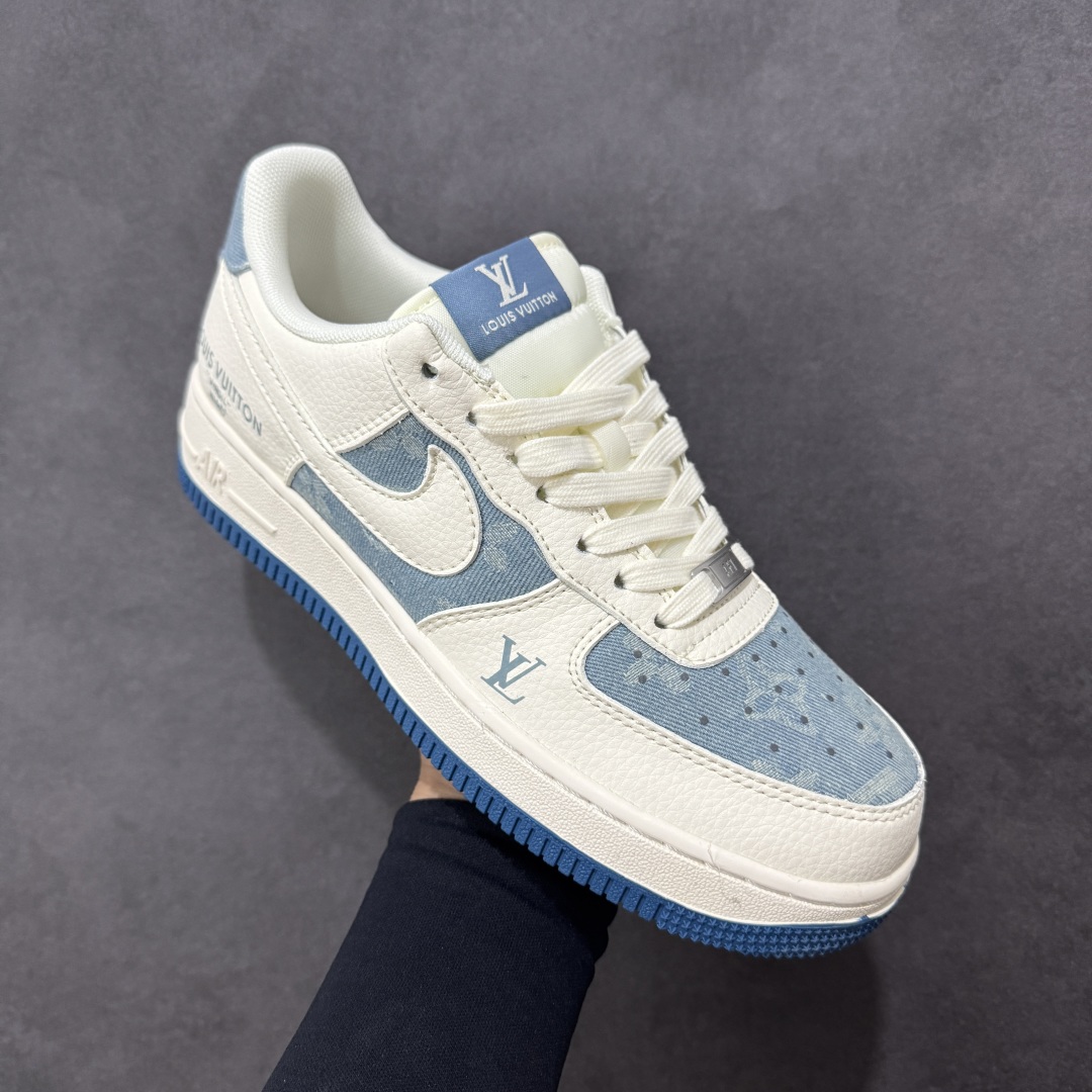 图片[3]-【定制版】Louis Vuitton x Nk Air Force 1’07 定制配色 Lv联名 空军一号低帮经典低帮休闲百搭板鞋 定制鞋盒 大厂流水作业生产 超高清洁度 皮料切割干净无任何毛边 内置蜂窝气垫 细节完美 货号：XD2588-606  尺码：36 36.5 37.5 38 38.5 39 40 40.5 41 42 42.5 43 44 44.5 45 编码：HXSB310320-选品中心