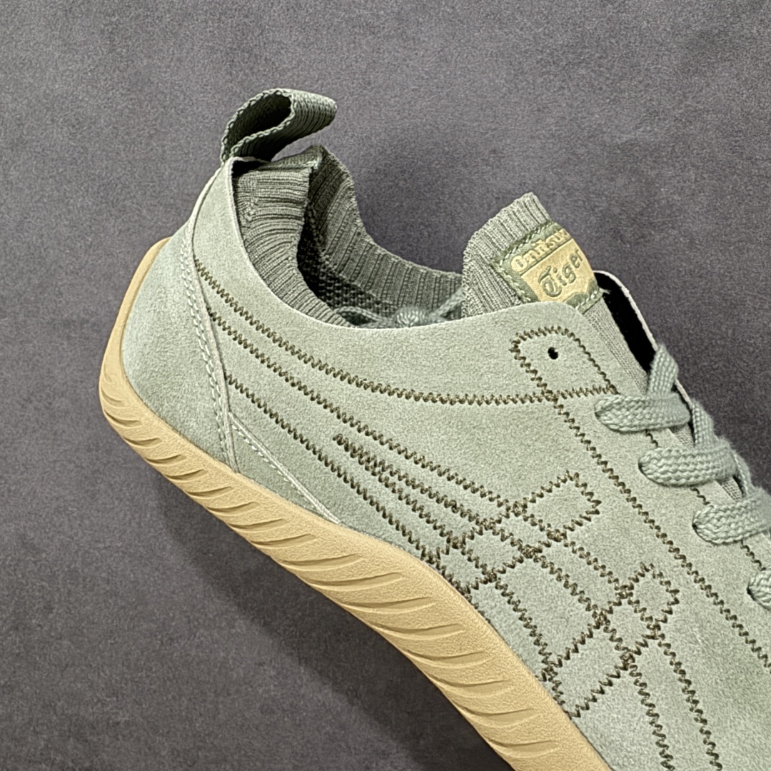 图片[6]-【公司级】亚瑟士 Onitsuka Tiger 鬼塚虎 SCLAW 鬼冢虎 轻便舒适 防滑耐磨透气支撑 低帮 生活休闲鞋 男女同款 复古美学极简风格，配色独具个性又超级好看。鞋口织物收口，经典鞋袜一体，明线设计标志性 logo，太亮眼啦！整体采用织物和柔软皮革拼接，时尚质感满满。关键是上脚舒服得不得了，巨好穿！不管是日常搭配还是运动，它都能完美胜任。 尺码：36-45含半码-选品中心