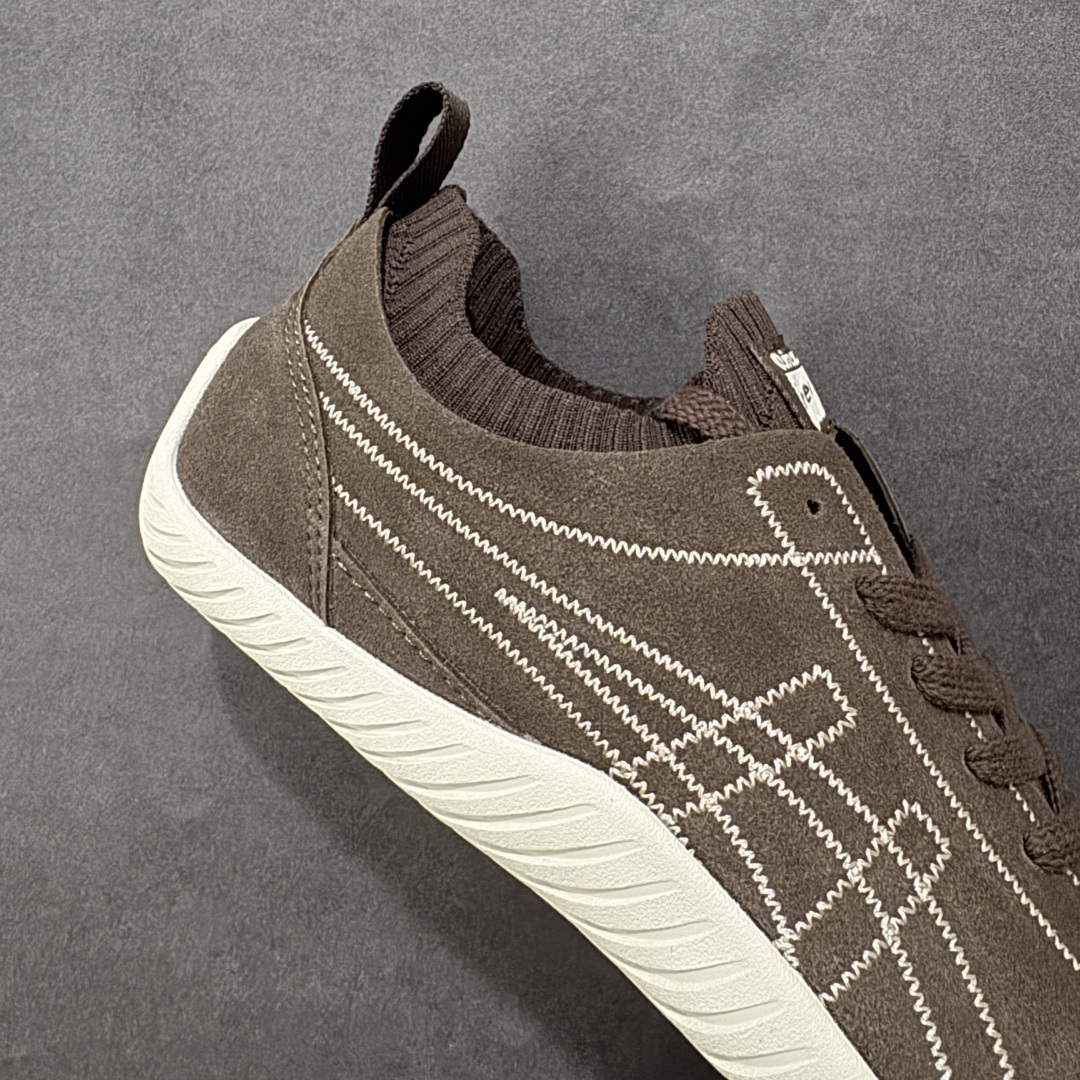 图片[6]-【公司级】亚瑟士 Onitsuka Tiger 鬼塚虎 SCLAW 鬼冢虎 轻便舒适 防滑耐磨透气支撑 低帮 生活休闲鞋 男女同款 复古美学极简风格，配色独具个性又超级好看。鞋口织物收口，经典鞋袜一体，明线设计标志性 logo，太亮眼啦！整体采用织物和柔软皮革拼接，时尚质感满满。关键是上脚舒服得不得了，巨好穿！不管是日常搭配还是运动，它都能完美胜任。 尺码：36-45含半码-选品中心