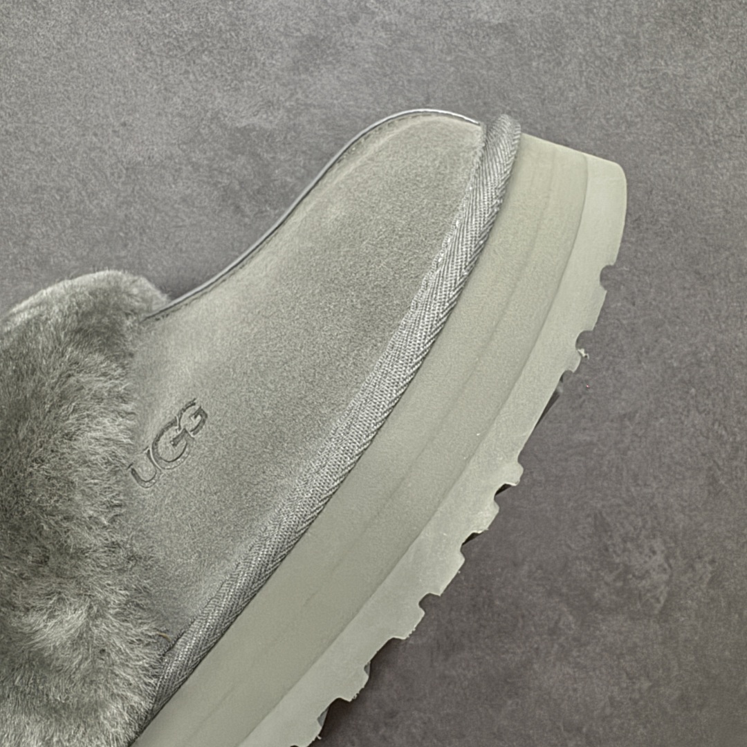 图片[5]-【SP顶级版】UGG DISQUETTE 拖鞋 秋冬羊毛一体雪地靴 W/1122550 原代工厂隆丰A级真羊毛皮一体完全遵循正平正品，精选A级羊皮毛一体材质，内里毛绒如云朵般包裹双脚，白带恒温属性一寒锁温抗冻，股季透气排湿，让双脚时刻处于干爽舒适的状态，轻量化设计搭配柔韧鞋底，每一步都似踩在软垫上，再加上贴合足型的弧度与足跟支撑，无论是居家休憩,外出通勤还是日常跑腿，全天行走也无负担。 从经典高筒靴到简约拖鞋，从基础中性色到潮流设计，既能与牛仔裤、卫衣打造随性日常，也能搭配裙子、男女同款更能轻松适配情侣穿搭。 优质羊皮毛天生耐磨损，搭配扎实工艺与防水科技加持，能抵御日常磨损与雨雪侵袭。一双穿数年仍能保持柔软质感💪🏻 尺码：35-40-选品中心