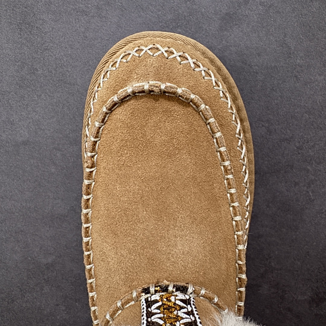 图片[8]-【SP顶级版】UGG TAZZ MAXI TASMAN 秋冬羊毛一体雪地靴 W/1158224 原代工厂隆丰A级真羊毛皮一体完全遵循正平正品，精选A级羊皮毛一体材质，内里毛绒如云朵般包裹双脚，白带恒温属性一寒锁温抗冻，股季透气排湿，让双脚时刻处于干爽舒适的状态，轻量化设计搭配柔韧鞋底，每一步都似踩在软垫上，再加上贴合足型的弧度与足跟支撑，无论是居家休憩,外出通勤还是日常跑腿，全天行走也无负担。 从经典高筒靴到简约拖鞋，从基础中性色到潮流设计，既能与牛仔裤、卫衣打造随性日常，也能搭配裙子、男女同款更能轻松适配情侣穿搭。 优质羊皮毛天生耐磨损，搭配扎实工艺与防水科技加持，能抵御日常磨损与雨雪侵袭。一双穿数年仍能保持柔软质感💪🏻 尺码：35-40-选品中心