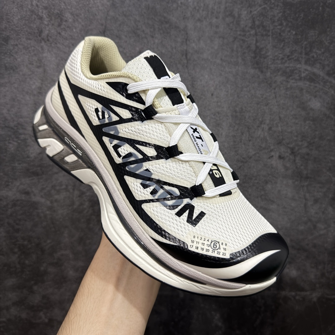 图片[3]-【纯原版】 MM6 Maison Margiela x SALOMON 萨洛蒙 XT-6网布绒面革 舒适 低帮 生活休闲鞋 男女款 白色 纯原外贸平台特供订单 全套原纸板楦头开发 原厂特供网布配套加持 确保原汁原味 完美呈现版型 原档数据独家私模五层组合大底 原装Ortholite轻量化鞋垫 原厂TPU锁扣 进口港宝加持 后跟自然饱满 还原公司包裹性 尺码： 36-45-选品中心