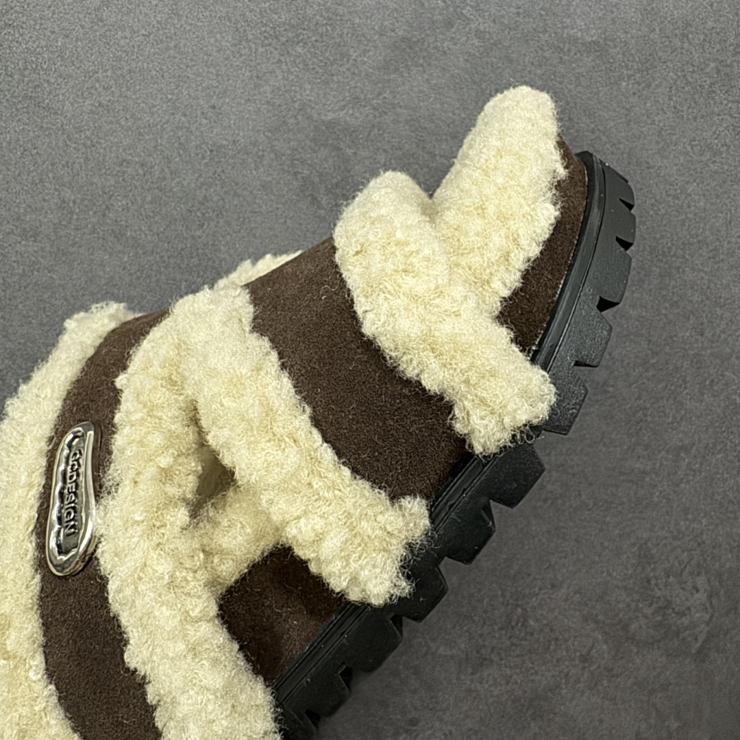 图片[5]-【公司级】GG-CC 2025 路易暖茶 秋冬新款 5.5CM 厚底增高 百搭勃肯半拖 这款毛毛拖采用了柔软的绒毛材质，搭配上经典的棕色设计，既温暖又充满时尚感。 厚实的绒毛不仅提供了极佳的保暖效果，还让你的双脚享受极致的舒适。 货号：G25Y9084B 尺码：35 36 37 38 39 40 编码：TLB270280-选品中心