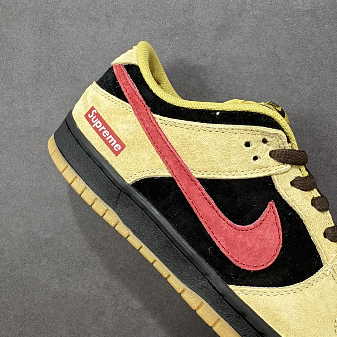 图片[6]-【公司级】NK SB Dunk Low Supreme 黄黑红 BQ6817-204 原盒原配 正确耐磨橡胶大底 超高清洁度 全鞋零毛边皮料切割 全套原楦原模倾力打造完美版型 尺码：36 36.5 37.5 38 38.5 39 40 40.5 41 42 42.5 43 44 44.5 45 46-选品中心