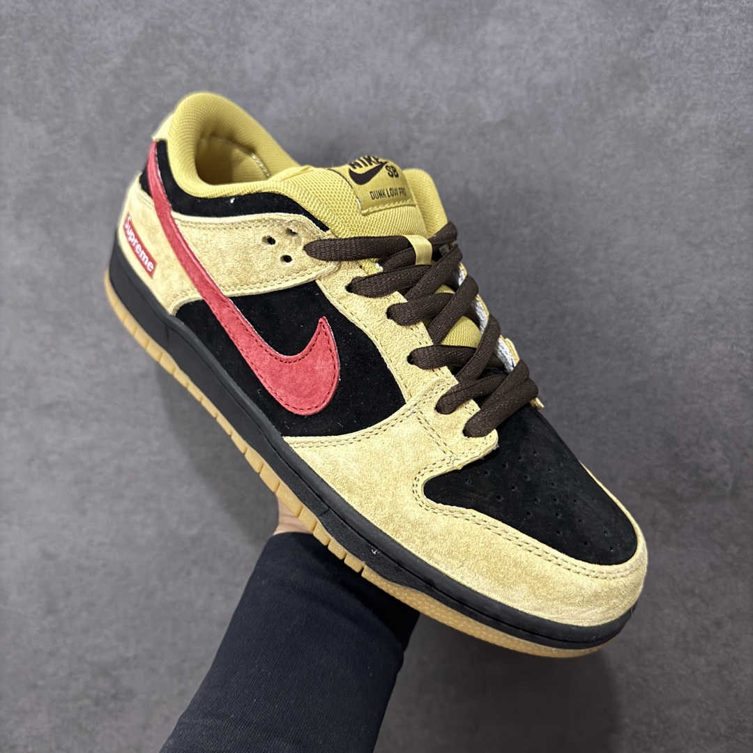 图片[3]-【公司级】NK SB Dunk Low Supreme 黄黑红 BQ6817-204 原盒原配 正确耐磨橡胶大底 超高清洁度 全鞋零毛边皮料切割 全套原楦原模倾力打造完美版型 尺码：36 36.5 37.5 38 38.5 39 40 40.5 41 42 42.5 43 44 44.5 45 46-选品中心