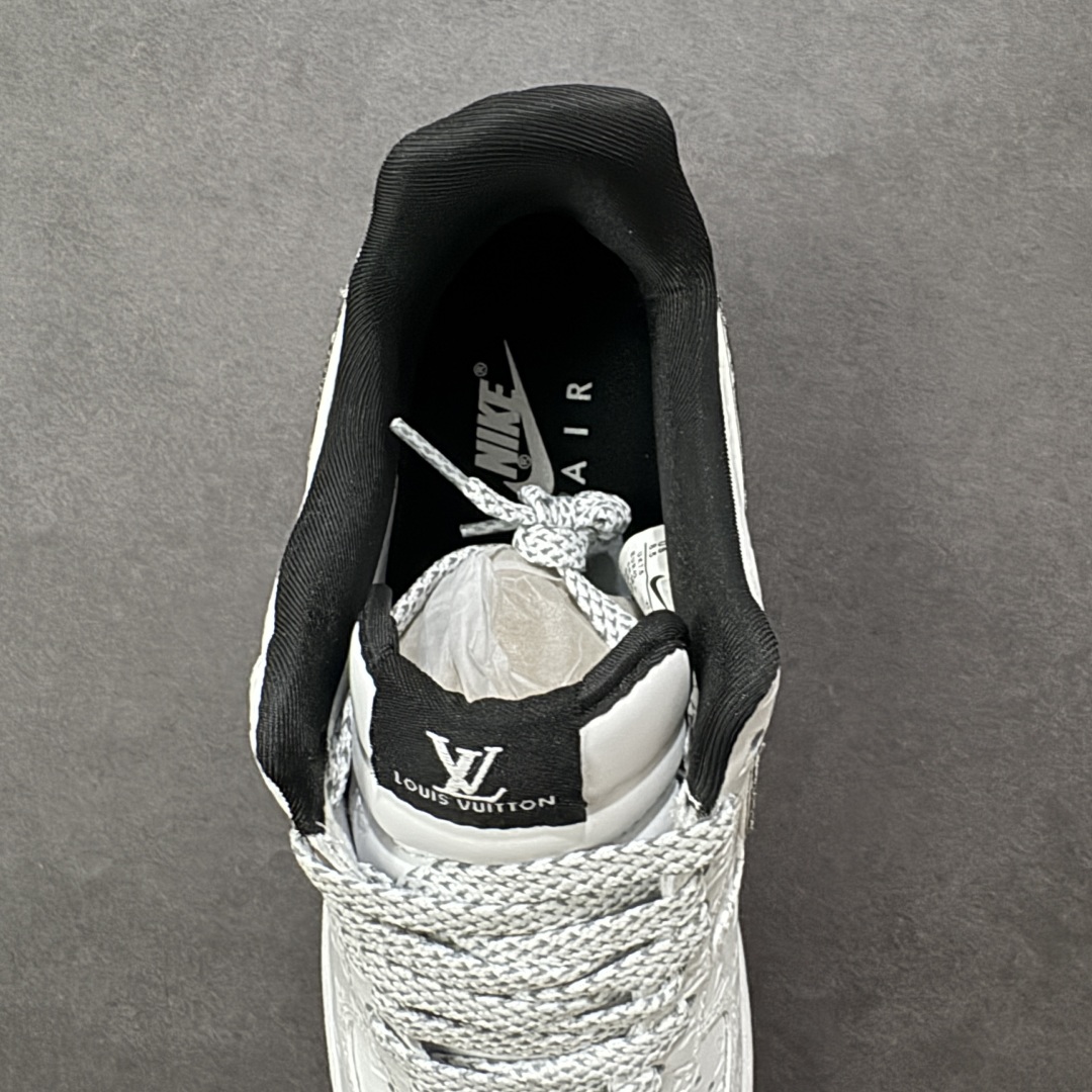 图片[7]-【定制版】Nike Air Force 1 \’07 Low “LV联名—白黑立体印刷” 高端定制 低帮休闲板鞋 定制鞋盒 大厂纯原品质出货 超高清洁度 皮料切割干净无任何毛边 细节完美 货号：XL1979-111 尺码：36 36.5 37.5 38 38.5 39 40 40.5 41 42 42.5 43 44 44.5 45 编码：QFB310320-选品中心