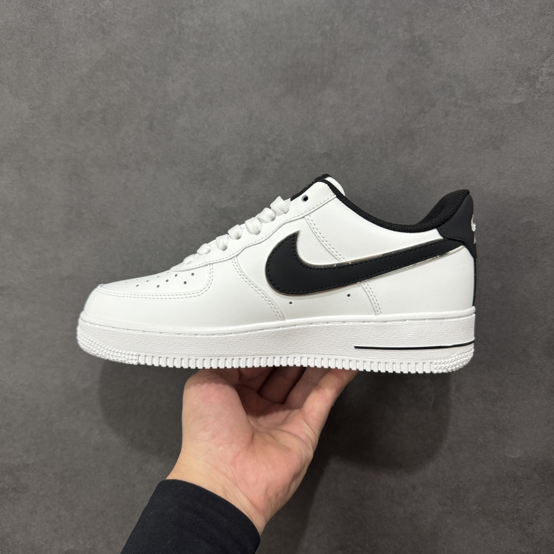 图片[2]-【定制版】Nike Air Force 1\’07 Low 黑银小勾 空军一号低帮休闲板鞋  #定制皮料 原厂3D打印 定制鞋盒 原楦原纸板 纯正空军版型 内置全掌气垫 货号：ZH0316-109  尺码：36 36.5 37.5 38 38.5 39 40 40.5 41 42 42.5 43 44 44.5 45 编码：HXSA310320-选品中心