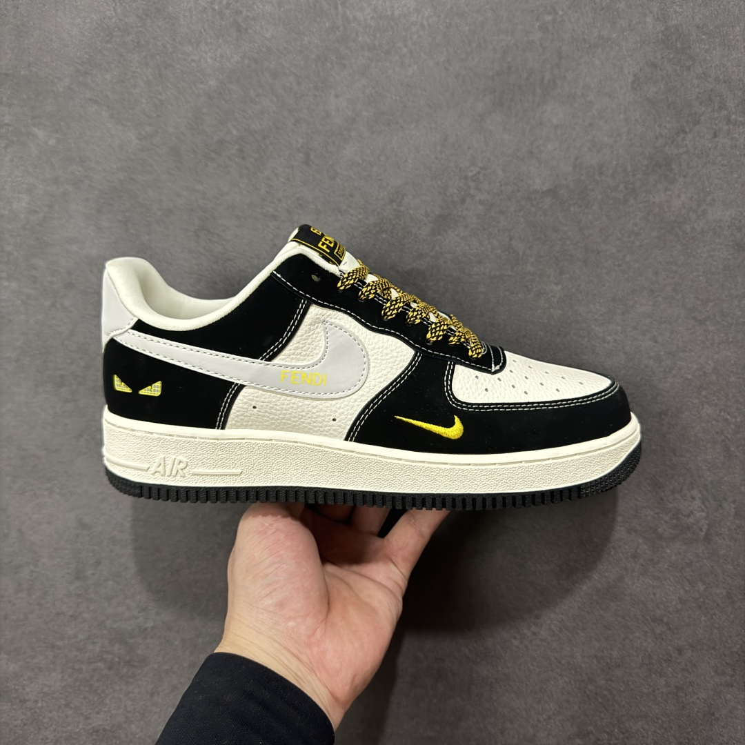 【定制版】Nike Air Force 1\'07 Low 芬迪联名 黑猫 空军一号低帮休闲板鞋  #原楦头原纸板 原装鞋盒 定制五金配件 内置全掌气垫 原厂鞋底 货号:DX1888-099  尺码:36 36.5 37.5 38 38.5 39 40 40.5 41 42 42.5 43 44 44.5 45 编码:HXSA310320-选品中心