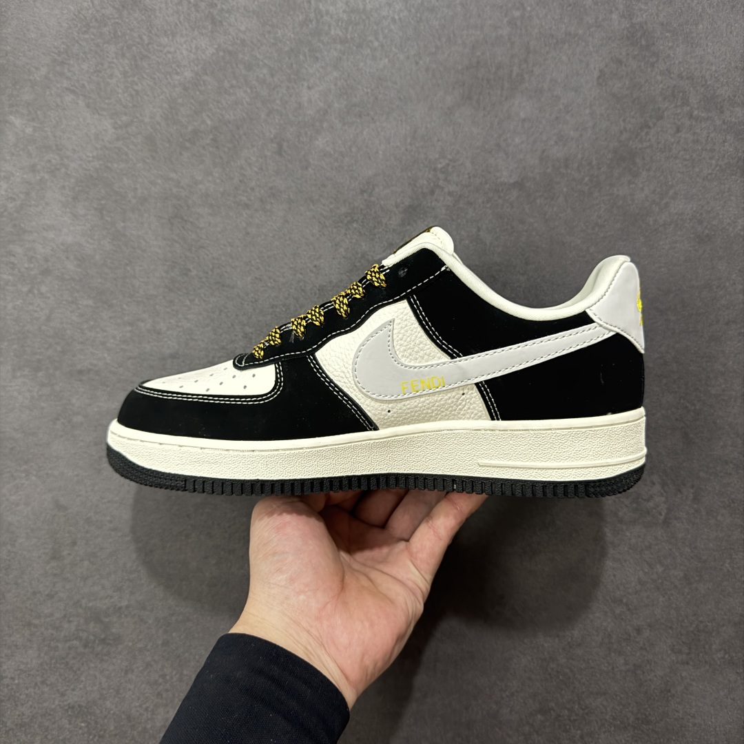 图片[2]-【定制版】Nike Air Force 1\’07 Low 芬迪联名 黑猫 空军一号低帮休闲板鞋  #原楦头原纸板 原装鞋盒 定制五金配件 内置全掌气垫 原厂鞋底 货号：DX1888-099  尺码：36 36.5 37.5 38 38.5 39 40 40.5 41 42 42.5 43 44 44.5 45 编码：HXSA310320-选品中心