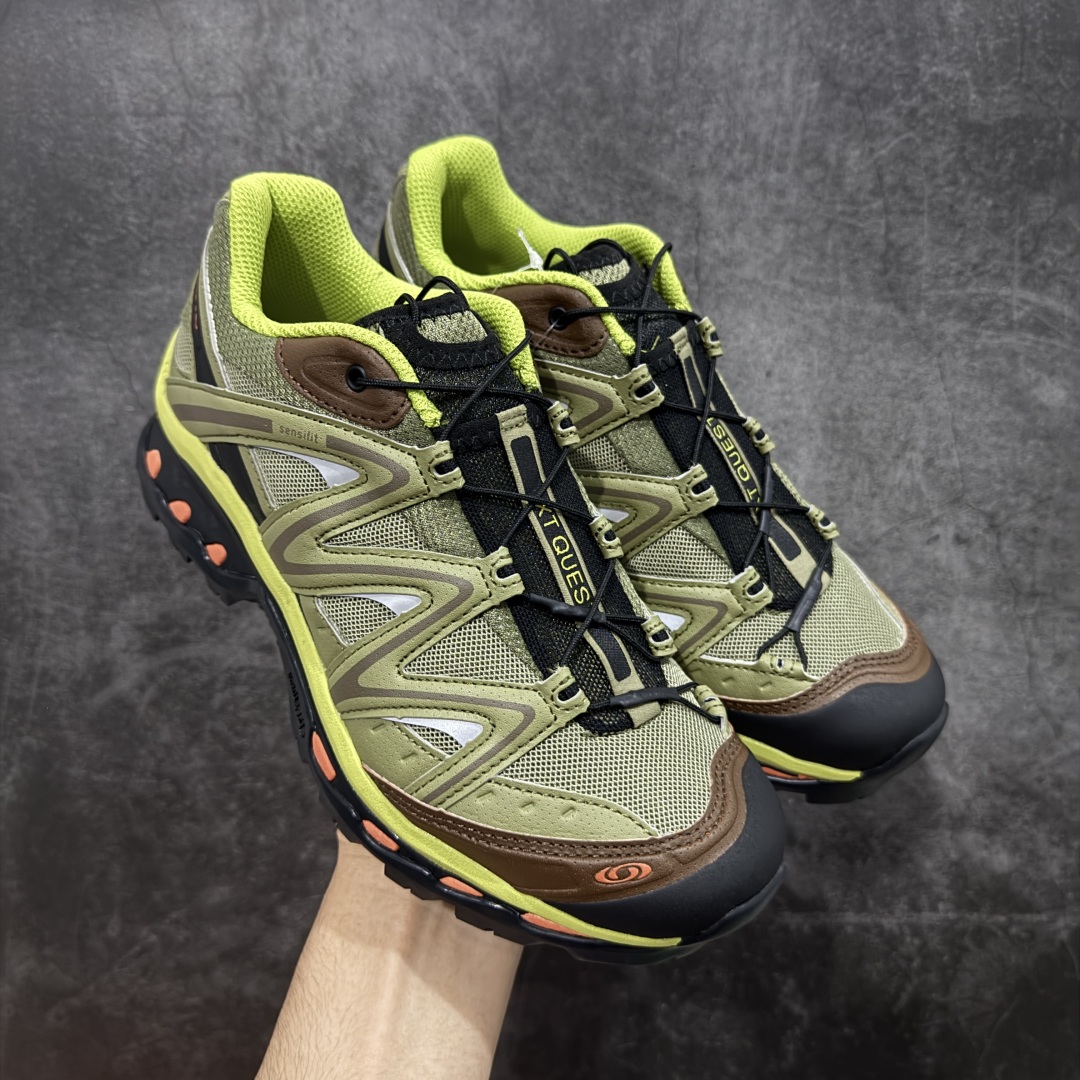 【绿x升级版】Salomon XT-QUEST ADV 萨洛蒙情侣款户外机能鞋 绿色 491258 全新绿x升级版 品质大改进 ‼️ 全鞋改进为原厂一致材料打造 全新修长鞋型 相对老版臃肿鞋型 此版的版型更正 全新玻璃冲刀 清洁度提升 同步原版左右鞋带孔的间距加大(之前老版间距太小) 网面与鞋头材料校对一致无色差(老版网面有色差) 鞋后跟反口V字定型同步zp(老版臃肿为U字后跟反口) 鞋舌两侧鞋帮脚踝处更加直挺(之前老版往中间踏) 鞋盒黑盒改正为原版牛皮纸鞋盒 鞋头处添加☯️太极标 所有细节多次修改校正 坚持同步原版无差别 毋庸置疑全市场最好的版本💪🏻终端优势供应 尺码:36-46-选品中心