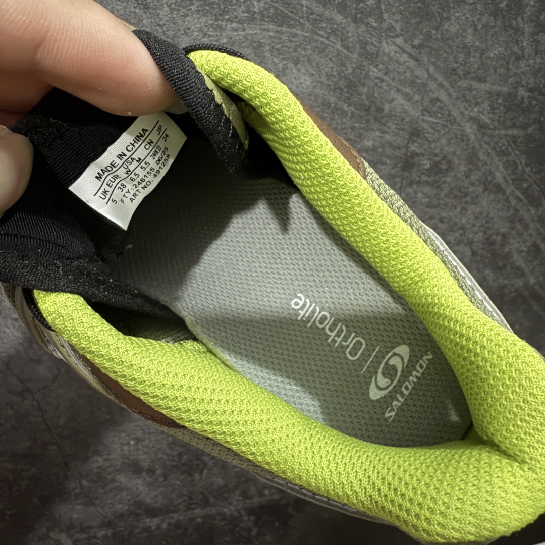 图片[6]-【绿x升级版】Salomon XT-QUEST ADV 萨洛蒙情侣款户外机能鞋 绿色 491258 全新绿x升级版 品质大改进 ‼️ 全鞋改进为原厂一致材料打造 全新修长鞋型 相对老版臃肿鞋型 此版的版型更正 全新玻璃冲刀 清洁度提升 同步原版左右鞋带孔的间距加大（之前老版间距太小） 网面与鞋头材料校对一致无色差（老版网面有色差） 鞋后跟反口V字定型同步zp（老版臃肿为U字后跟反口） 鞋舌两侧鞋帮脚踝处更加直挺（之前老版往中间踏） 鞋盒黑盒改正为原版牛皮纸鞋盒 鞋头处添加☯️太极标 所有细节多次修改校正 坚持同步原版无差别 毋庸置疑全市场最好的版本💪🏻终端优势供应 尺码：36-46-选品中心