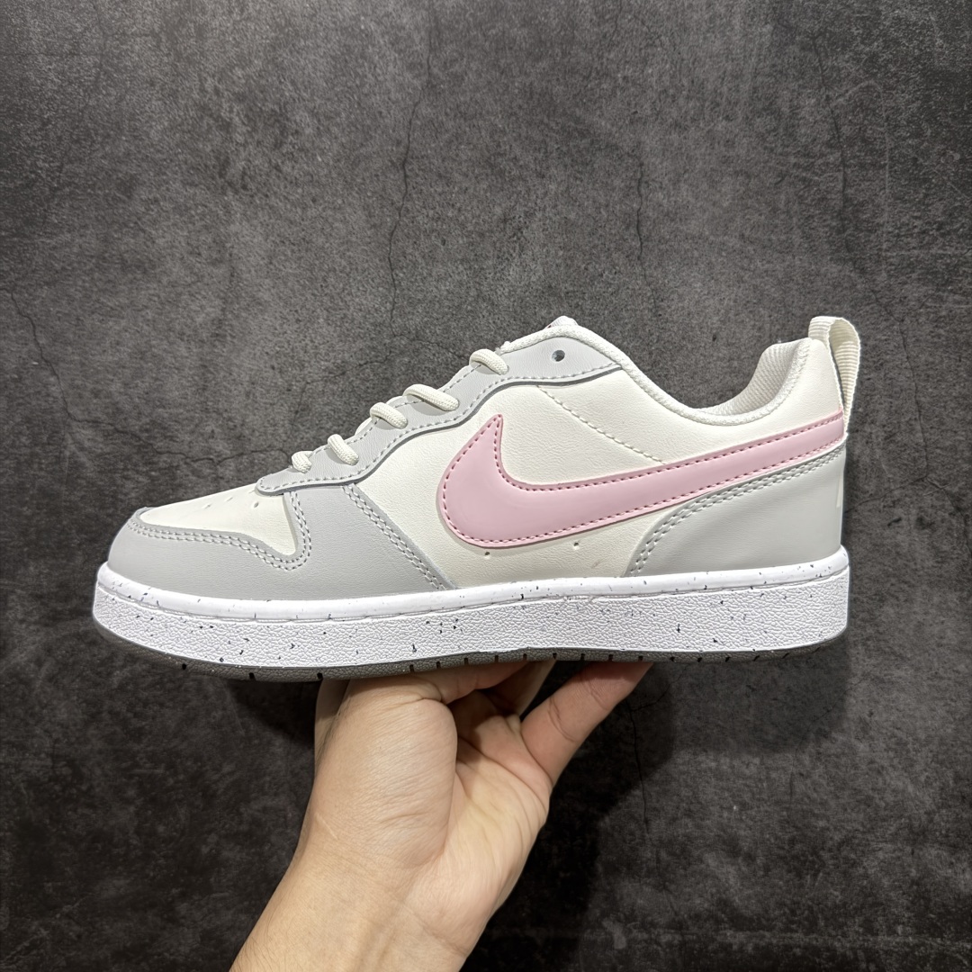 图片[2]-【公司级】Nike Court Borough Low 低帮百搭透气休闲运动板鞋男女鞋 小空军 经典耐用的设计，兼顾舒适脚感和出众风范，演绎匠心之作。结构性的支撑贴合感结合复古篮球设计，塑就场外全明星风范。 货号：DV5456-127 尺码：35.5 36 36.5 37.5 38 38.5 39 40 编码：AYB180190-选品中心