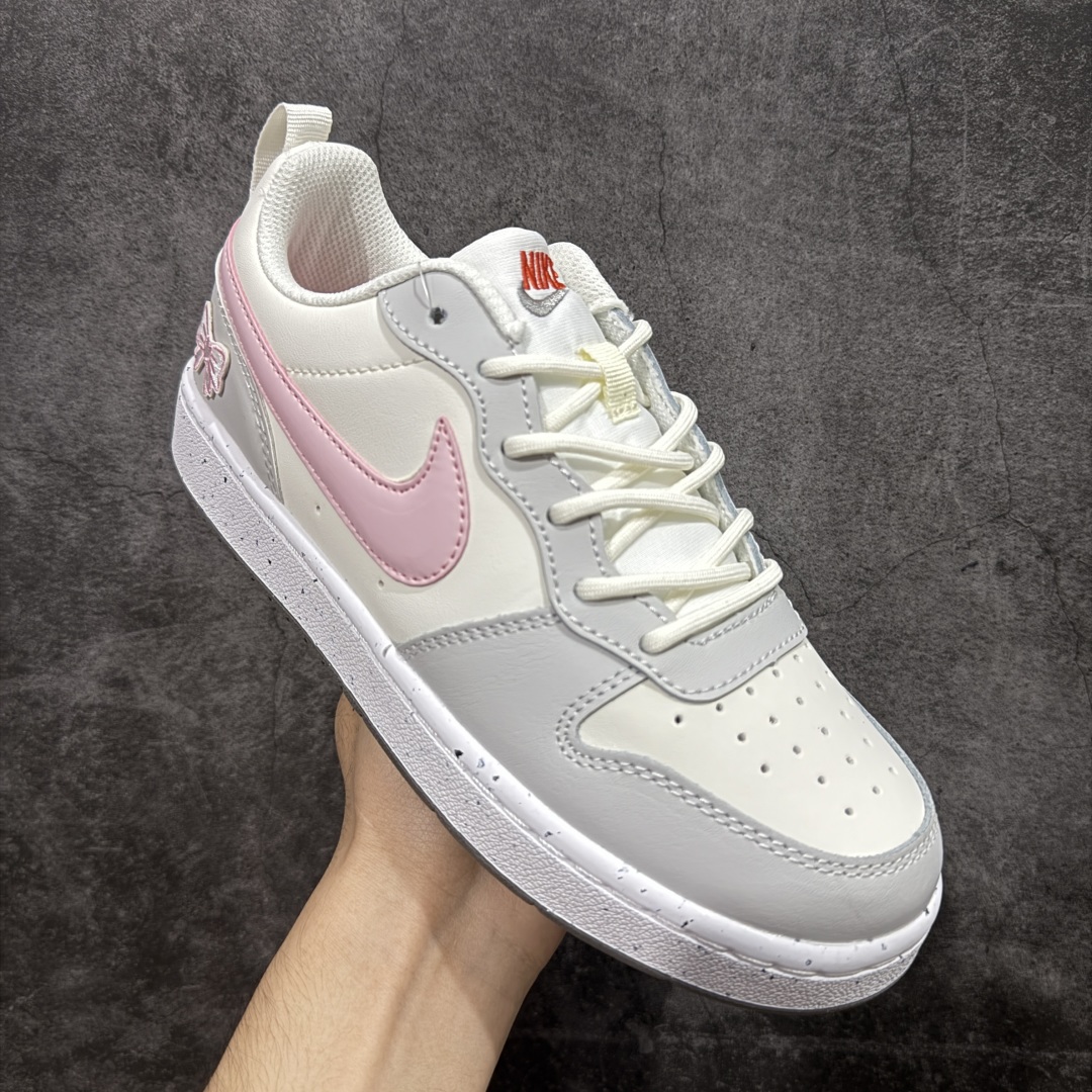 图片[3]-【公司级】Nike Court Borough Low 低帮百搭透气休闲运动板鞋男女鞋 小空军 经典耐用的设计，兼顾舒适脚感和出众风范，演绎匠心之作。结构性的支撑贴合感结合复古篮球设计，塑就场外全明星风范。 货号：DV5456-127 尺码：35.5 36 36.5 37.5 38 38.5 39 40 编码：AYB180190-选品中心