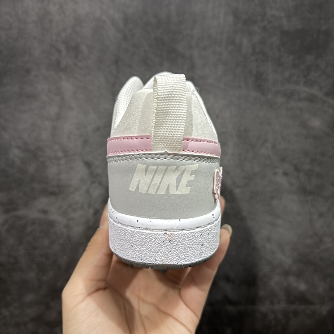 图片[4]-【公司级】Nike Court Borough Low 低帮百搭透气休闲运动板鞋男女鞋 小空军 经典耐用的设计，兼顾舒适脚感和出众风范，演绎匠心之作。结构性的支撑贴合感结合复古篮球设计，塑就场外全明星风范。 货号：DV5456-127 尺码：35.5 36 36.5 37.5 38 38.5 39 40 编码：AYB180190-选品中心