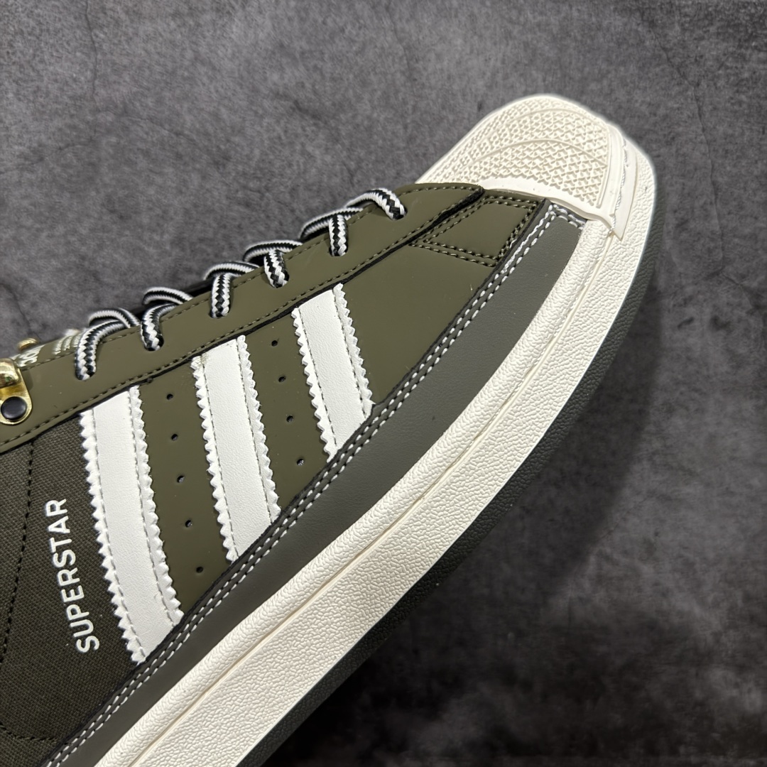 图片[6]-【正确版】Adidas Originals Superstar II全新配色 贝壳头休闲板鞋 独家控货 平台正单 全鞋百分百原材料 全鞋电脑针车 Logo针车间距针数原版一致 皮料切割冲裁零瑕疵 原鞋一致含胶量大底 原盒中文内外标 大几率过验 不对比市面只对比原鞋 只服务最高端市场 货号：JR6991 尺码：35 36 36.5 37 38 38.5 39 40 40.5 41 42 42.5 43 44 45-选品中心