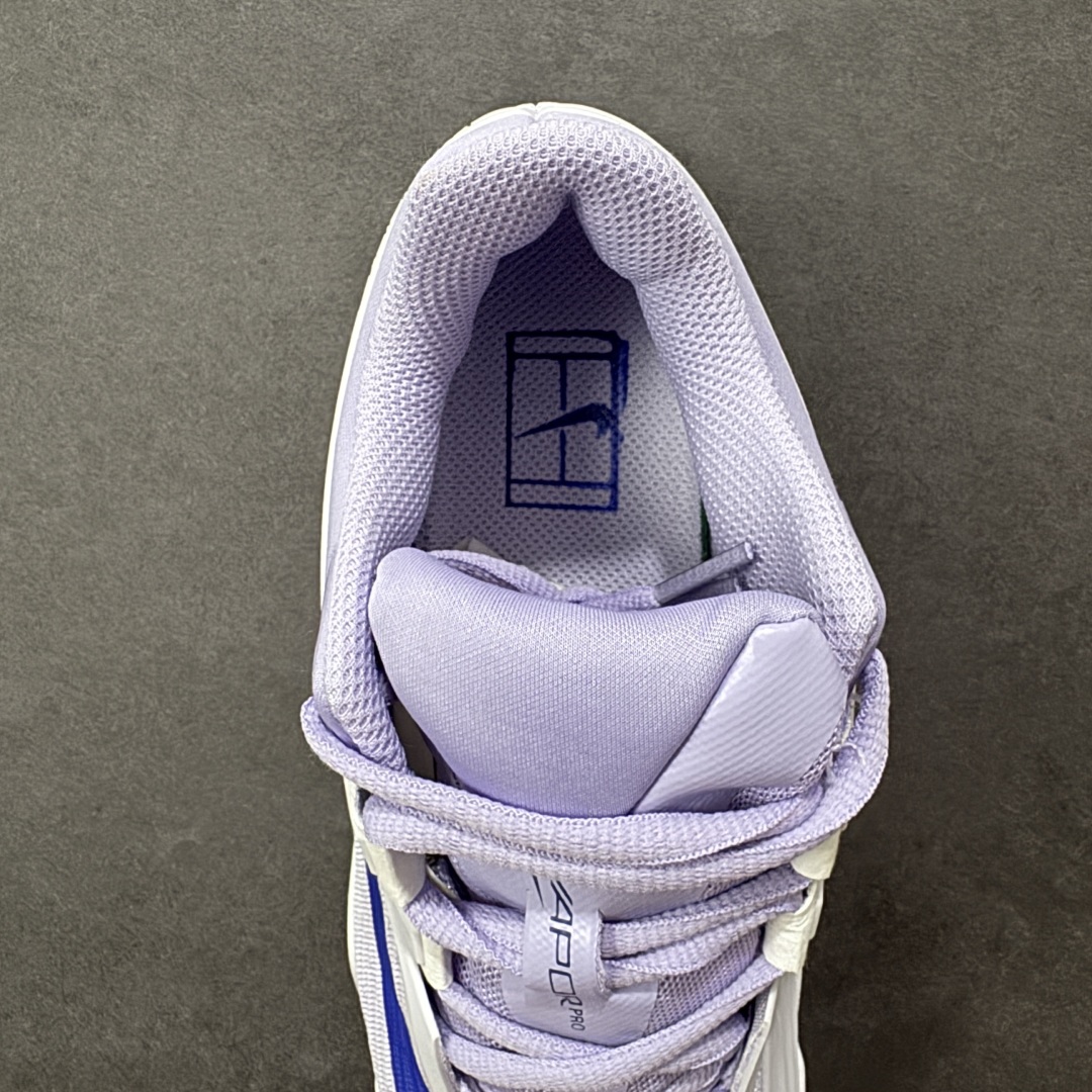 图片[7]-【外贸版】Nike Vapor Pro 3 Premium 简约时尚百搭经典 减震 低帮 网球鞋 FZ2158-500 颜值与实用性兼具 轻质网眼鞋面，透气又轻盈 Air Zoom 缓震配置超给力，击球冲击能有效吸收，缓震回弹超舒适，启动反馈也很赞。 鞋身流线型设计，减少空气阻力，灵活性拉满 鞋底橡胶耐磨，硬地抓地力强，多方向人字纹，急停、变向都稳 中足锁定稳，侧向支撑靠谱，鞋楦贴合度适中，打球时脚在鞋里不乱晃，能专注赢球 简约设计适配多种风格，运动与日常场景无缝切换 轻量化与透气性 网面材质减轻重量，长时间穿着舒适 尺码：36-47-选品中心