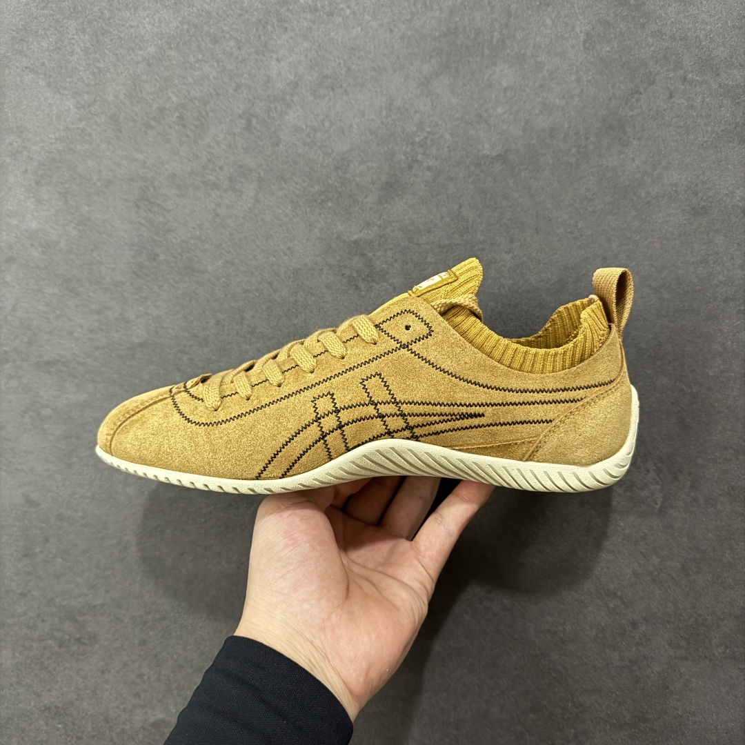 图片[2]-【公司级】亚瑟士 Onitsuka Tiger 鬼塚虎 SCLAW 鬼冢虎 轻便舒适 防滑耐磨透气支撑 低帮 生活休闲鞋 男女同款 复古美学极简风格，配色独具个性又超级好看。鞋口织物收口，经典鞋袜一体，明线设计标志性 logo，太亮眼啦！整体采用织物和柔软皮革拼接，时尚质感满满。关键是上脚舒服得不得了，巨好穿！不管是日常搭配还是运动，它都能完美胜任。 尺码：36-45含半码-选品中心