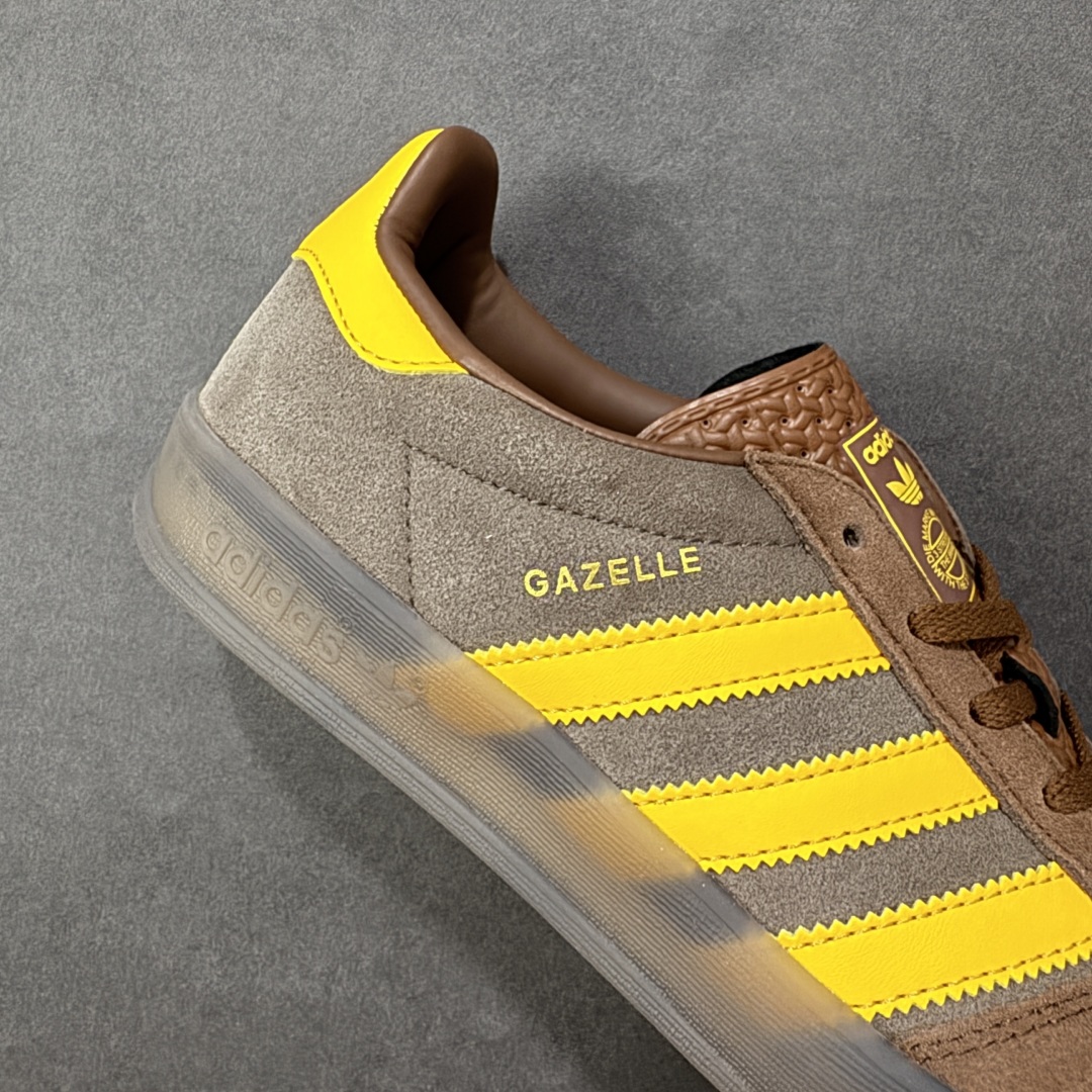 图片[6]-【公司级D版】AD Gazelle Indoor Trainers 羚羊内训系列低帮复古百搭休闲运动德训风板鞋 JI2588 90年代经典的复刻版！自60年代以足球训练鞋面世以来,Gazelle就以其经典设计席卷全球。1991年版本的复刻,再造经典Gazelle。采用皮革打造,搭配浊色细节,让这款经典更加简约。 尺码：35.5-45 编码：YQB200210-选品中心