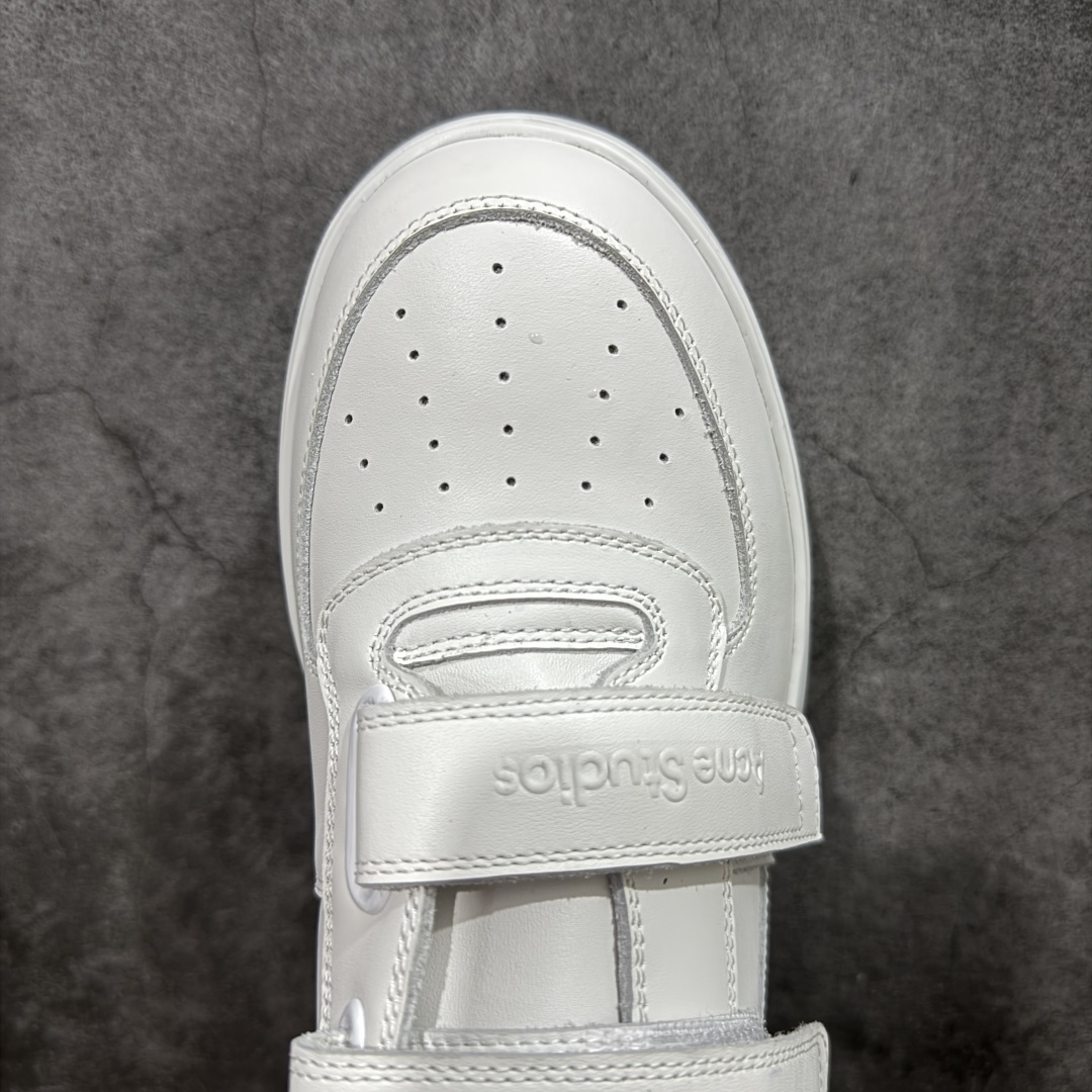 图片[5]-【New Star版本】Acne Studios Steffey Velcro Strap Sneakers 维可搭扣系列低帮笑脸魔术贴厚底老爹风休闲运动鞋 厚底可增高7CM. 各种风格都能驾驭. 适合各种场景搭配购入原版开发皮料辅料按原鞋标准定制独立磨具区别市面流通版本佛山大厂出品出厂经过QC质检 细节 品控到位 完全遵循原版工艺打造 女鞋广东原产 原楦开发纸版楦型 配置防尘袋及包装物 采用粒面头层小牛皮革鞋面材质 内嵌灌注式PU缓震乳胶脚垫 原数据开发光泽TPU防变形增厚橡胶大底 尺码：35-40-选品中心