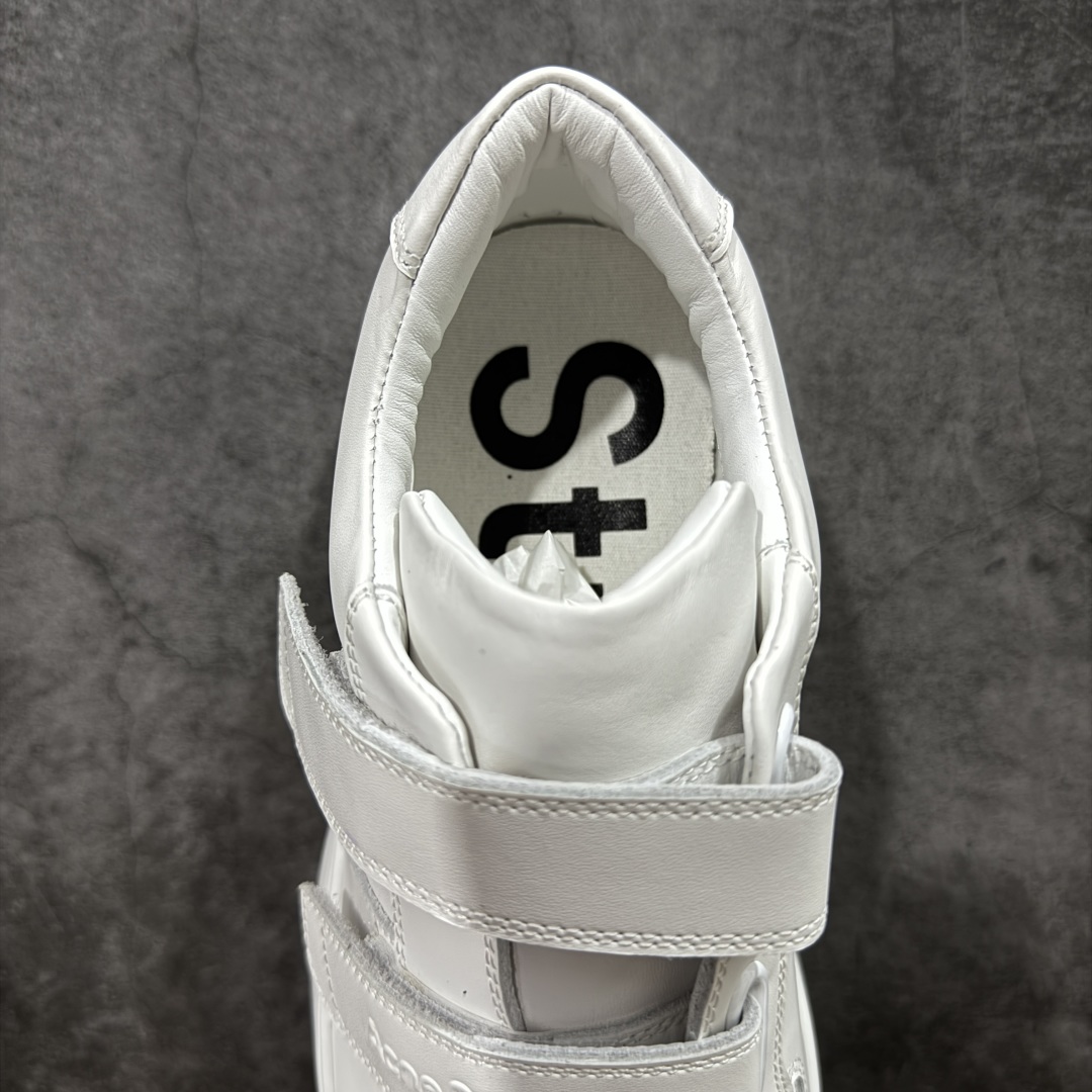 图片[8]-【New Star版本】Acne Studios Steffey Velcro Strap Sneakers 维可搭扣系列低帮笑脸魔术贴厚底老爹风休闲运动鞋 厚底可增高7CM. 各种风格都能驾驭. 适合各种场景搭配购入原版开发皮料辅料按原鞋标准定制独立磨具区别市面流通版本佛山大厂出品出厂经过QC质检 细节 品控到位 完全遵循原版工艺打造 女鞋广东原产 原楦开发纸版楦型 配置防尘袋及包装物 采用粒面头层小牛皮革鞋面材质 内嵌灌注式PU缓震乳胶脚垫 原数据开发光泽TPU防变形增厚橡胶大底 尺码：35-40-选品中心