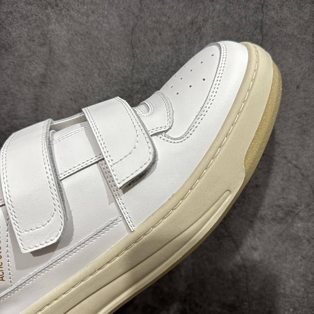 图片[6]-【New Star版本】Acne Studios 2023 艾克妮魔术贴 低帮休闲小白鞋 得物热度蝉联榜首31天 海淘专供版 赵露思、杨超越、欧阳娜娜同款 高端零售 外贸充正专供 原版购入开发 全鞋身采用进口头层皮 请注意区分市面通货材、错误大底 一眼就种草的小白鞋 无敌好搭配不挑季节不挑穿搭一双鞋就ok 魔术贴设计穿脱超方便 尺码：35 36 37 38 39 41 42 43-选品中心