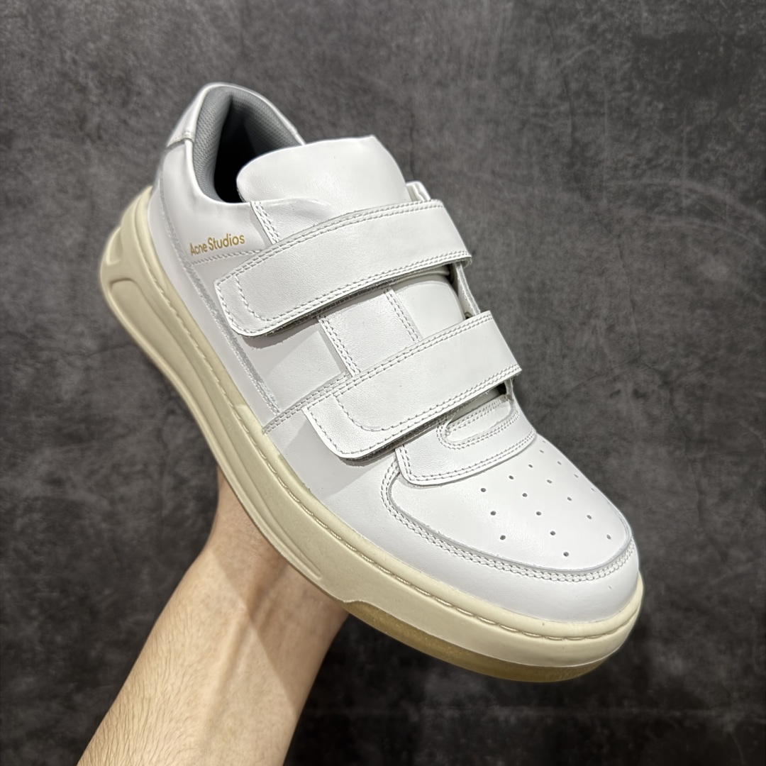 图片[3]-【New Star版本】Acne Studios 2023 艾克妮魔术贴 低帮休闲小白鞋 得物热度蝉联榜首31天 海淘专供版 赵露思、杨超越、欧阳娜娜同款 高端零售 外贸充正专供 原版购入开发 全鞋身采用进口头层皮 请注意区分市面通货材、错误大底 一眼就种草的小白鞋 无敌好搭配不挑季节不挑穿搭一双鞋就ok 魔术贴设计穿脱超方便 尺码：35 36 37 38 39 41 42 43-选品中心