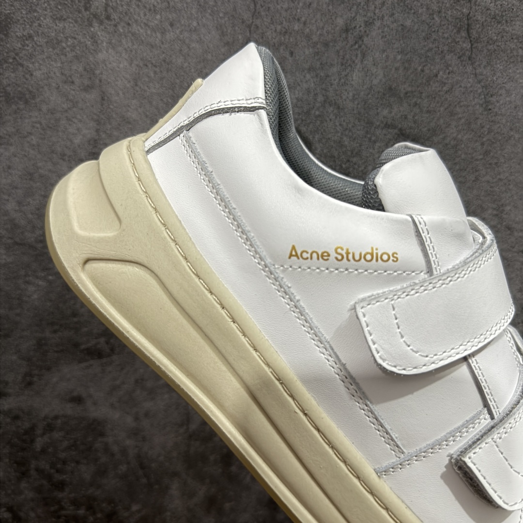 图片[7]-【New Star版本】Acne Studios 2023 艾克妮魔术贴 低帮休闲小白鞋 得物热度蝉联榜首31天 海淘专供版 赵露思、杨超越、欧阳娜娜同款 高端零售 外贸充正专供 原版购入开发 全鞋身采用进口头层皮 请注意区分市面通货材、错误大底 一眼就种草的小白鞋 无敌好搭配不挑季节不挑穿搭一双鞋就ok 魔术贴设计穿脱超方便 尺码：35 36 37 38 39 41 42 43-选品中心