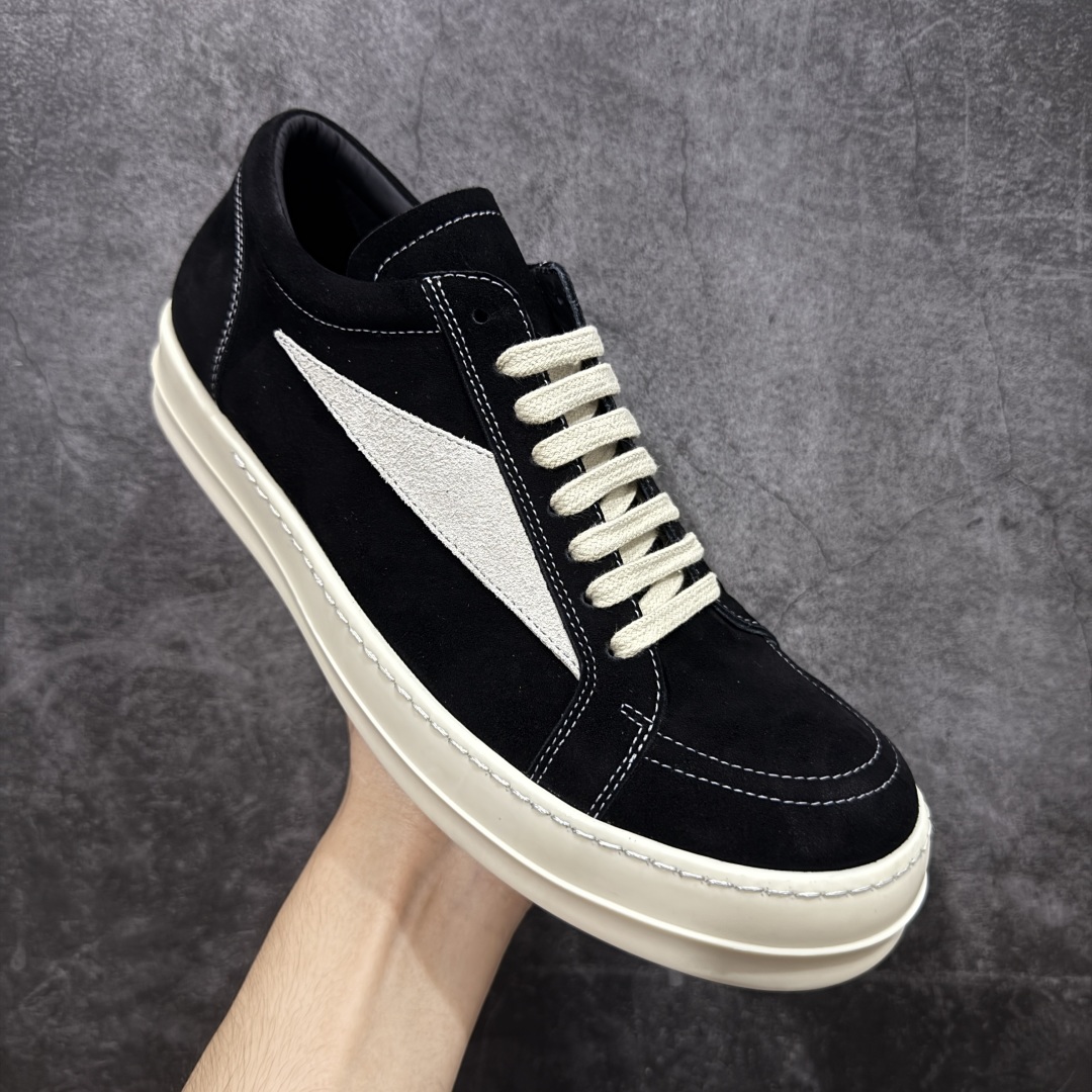 图片[3]-【XC2.0升级版】Rick Owens Vintage Low-Top Sneakers RO低帮系列暗黑高街经典增高休闲运动厚底板鞋 原厂皮批次上线 无需任何文案吹嘘！货硬就是王道！ 独家购入2025最新原鞋开发！重新调整最新批次细节！ 升级采用原厂粒面小牛皮打造！同步官方配备同规格材料布袋！标配原盒 加固硬盒外套 高标准出货！ PS：退换布袋丢失扣20 请知悉！ 尺码：38-45-选品中心