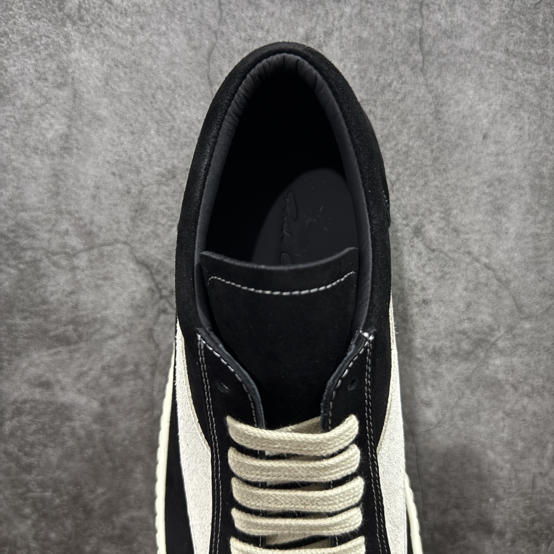 图片[8]-【XC2.0升级版】Rick Owens Vintage Low-Top Sneakers RO低帮系列暗黑高街经典增高休闲运动厚底板鞋 原厂皮批次上线 无需任何文案吹嘘！货硬就是王道！ 独家购入2025最新原鞋开发！重新调整最新批次细节！ 升级采用原厂粒面小牛皮打造！同步官方配备同规格材料布袋！标配原盒 加固硬盒外套 高标准出货！ PS：退换布袋丢失扣20 请知悉！ 尺码：38-45-选品中心