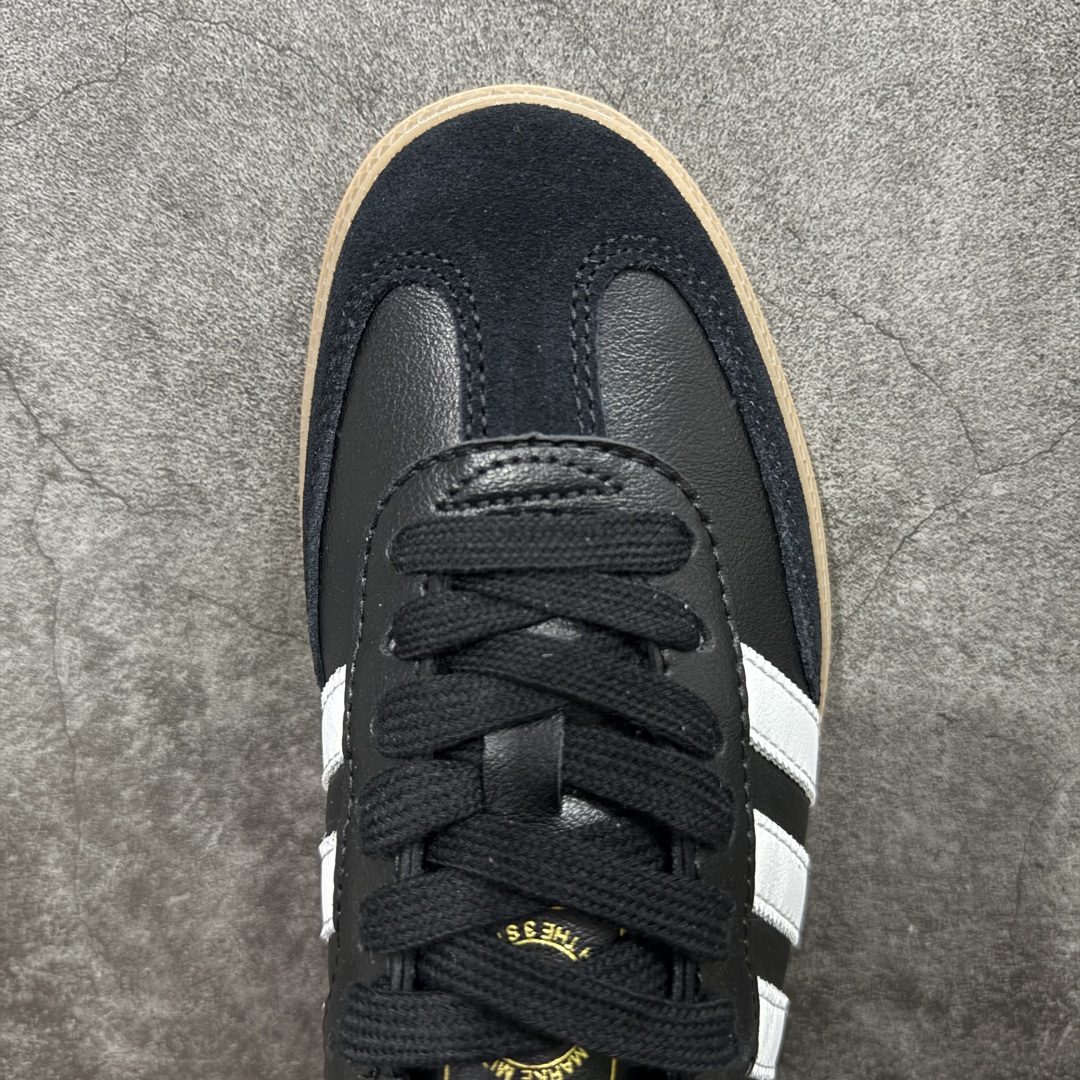 图片[5]-【正确版】Adidas Originals Samba Decon\”Cloud White\”桑巴超薄软皮版系列绅士德训足球风百搭低帮休闲运动板鞋“单层皮黑白升级底” 货号：IF0641 尺码：35.5-45-选品中心